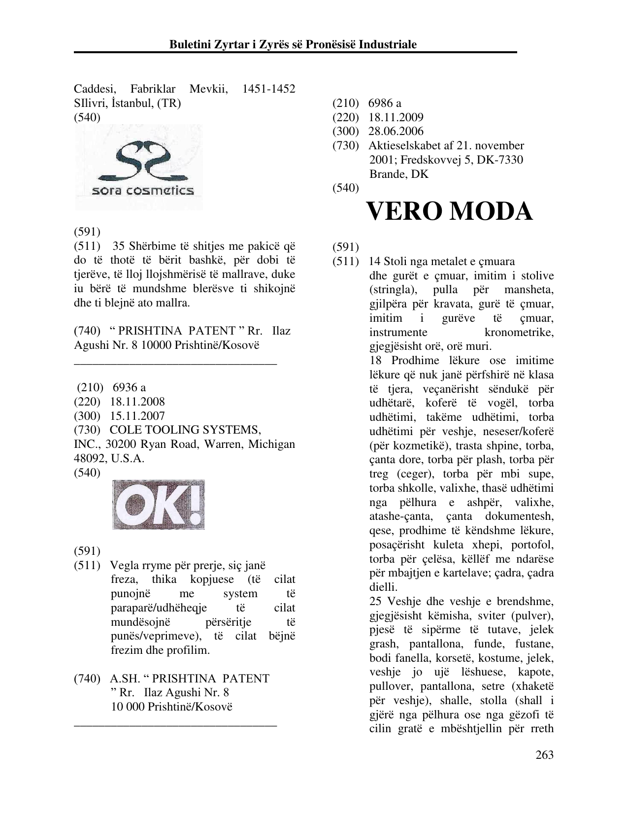 Faqja 263 e buletinit