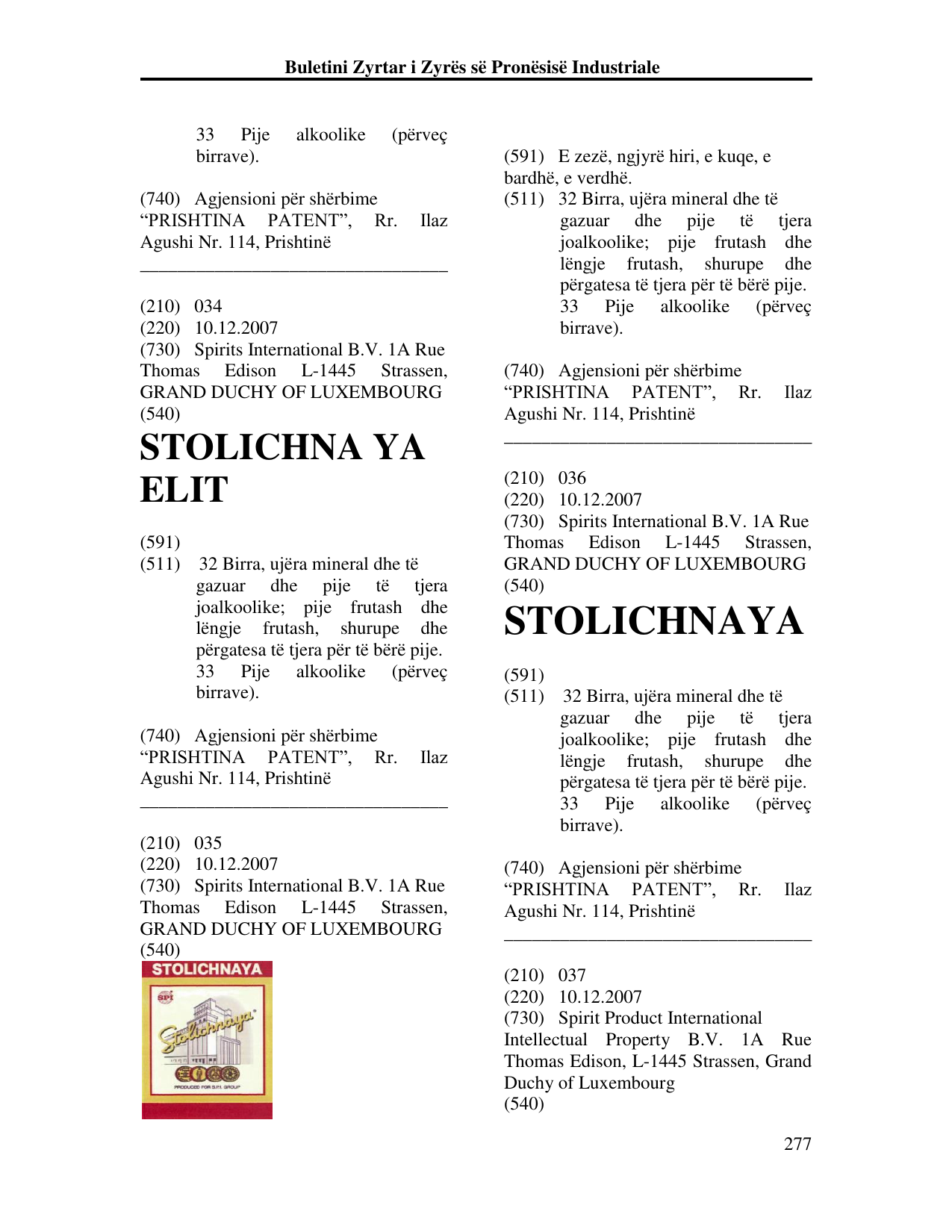 Faqja 277 e buletinit