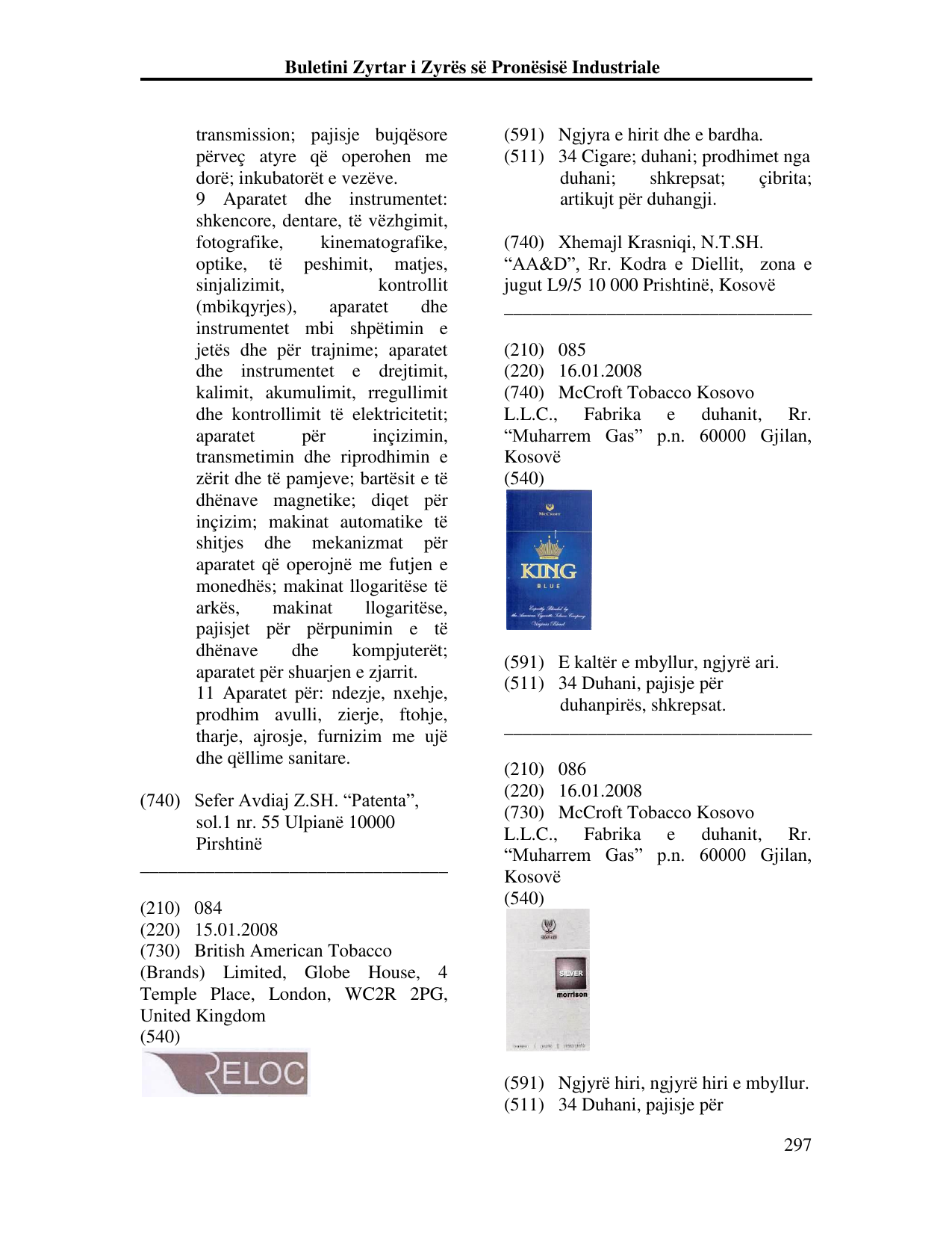 Faqja 297 e buletinit