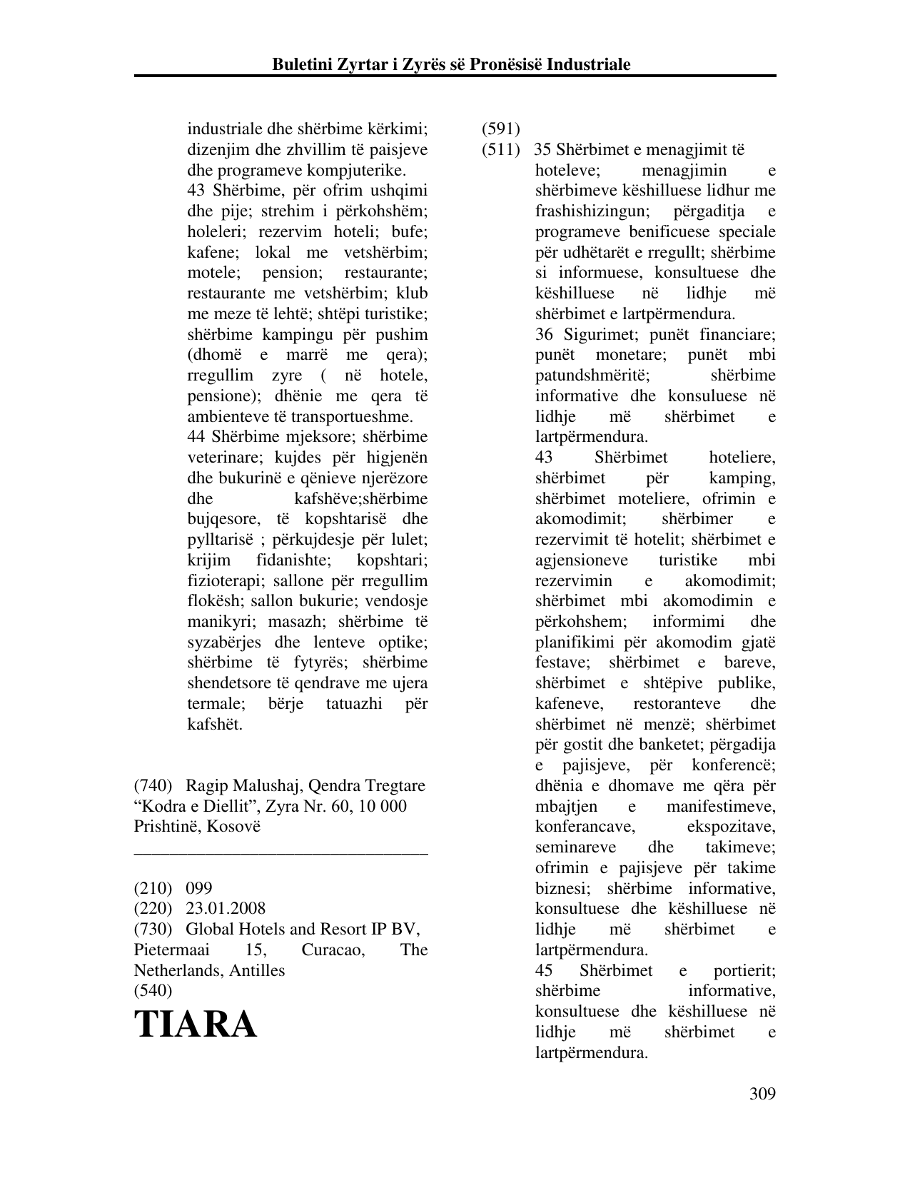 Faqja 309 e buletinit