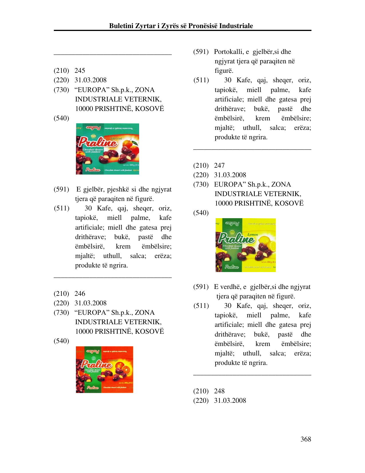 Faqja 368 e buletinit