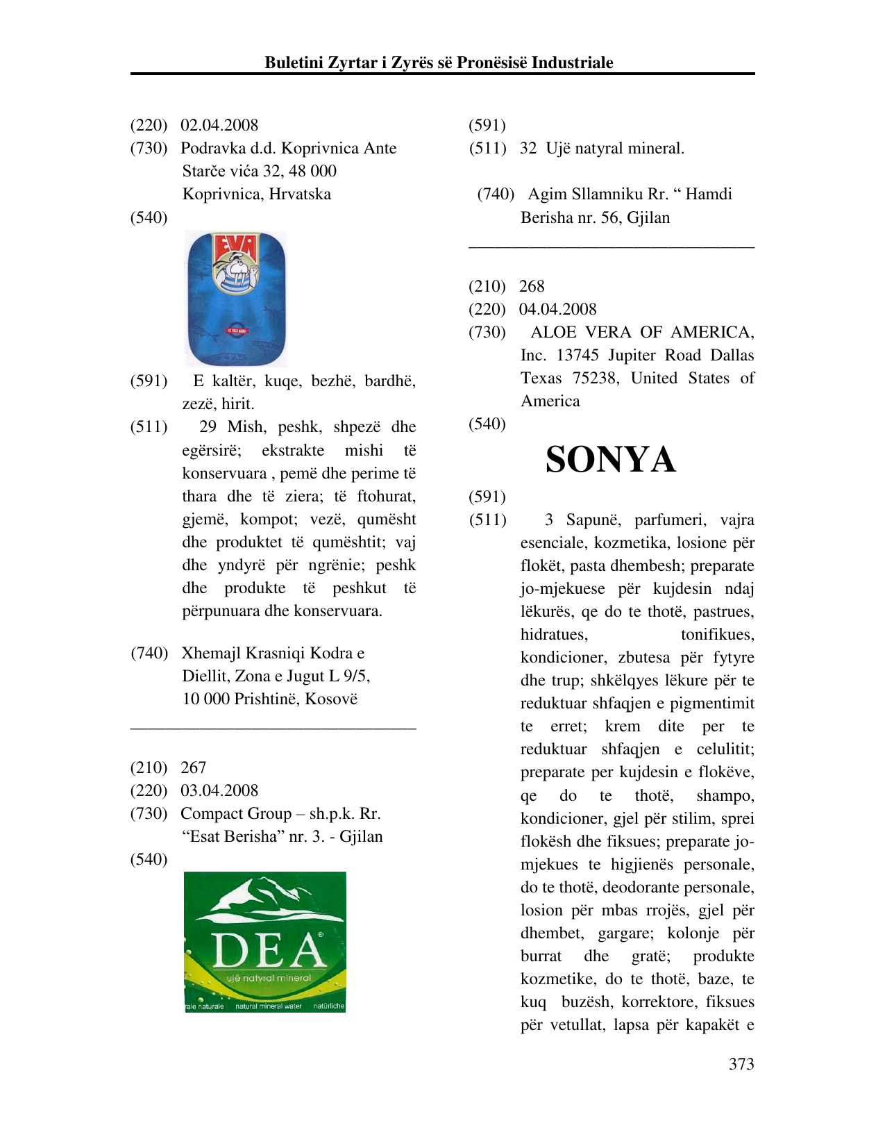 Faqja 373 e buletinit
