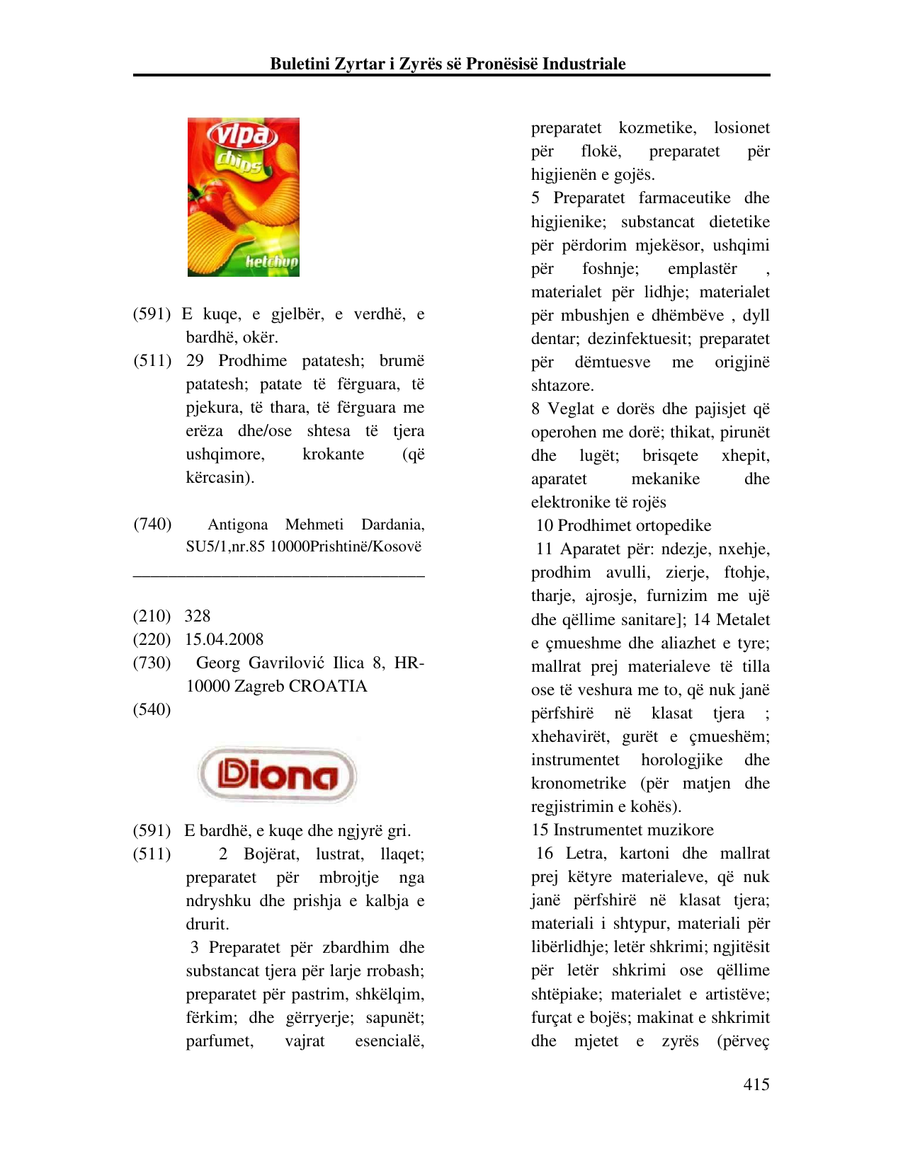 Faqja 415 e buletinit