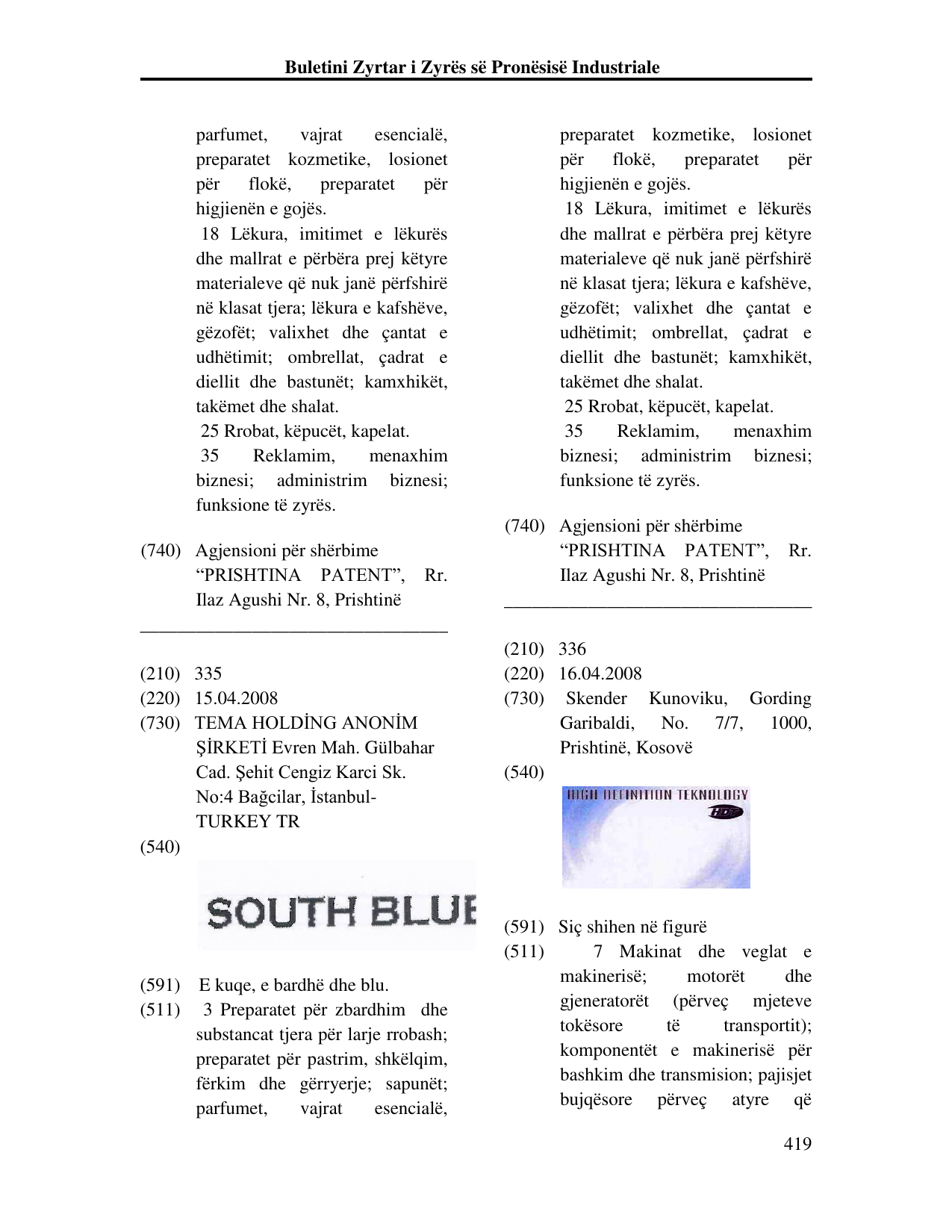 Faqja 419 e buletinit