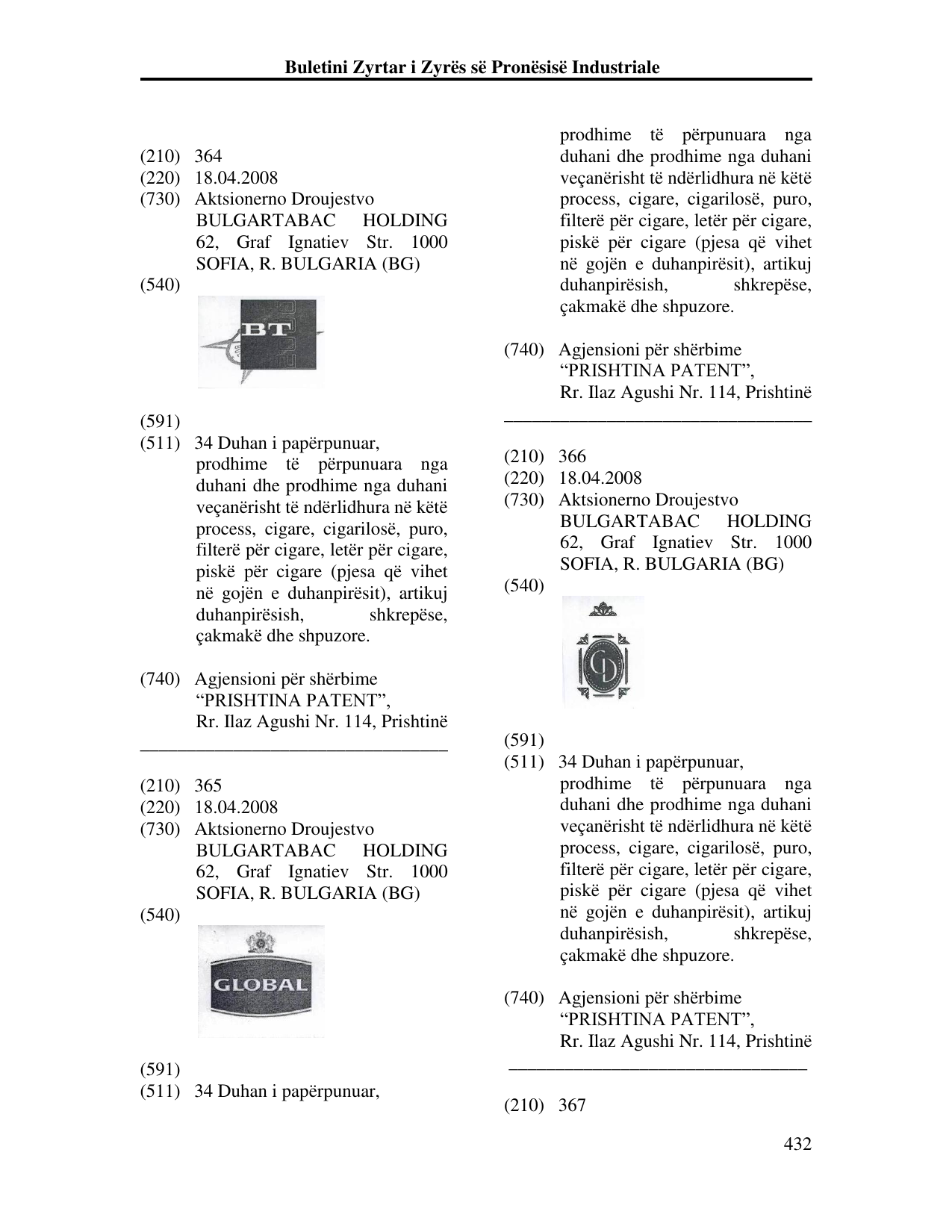 Faqja 432 e buletinit