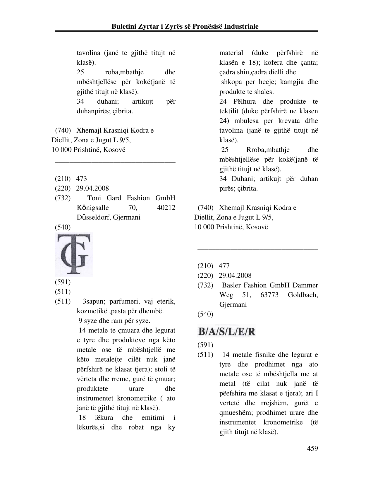 Faqja 459 e buletinit