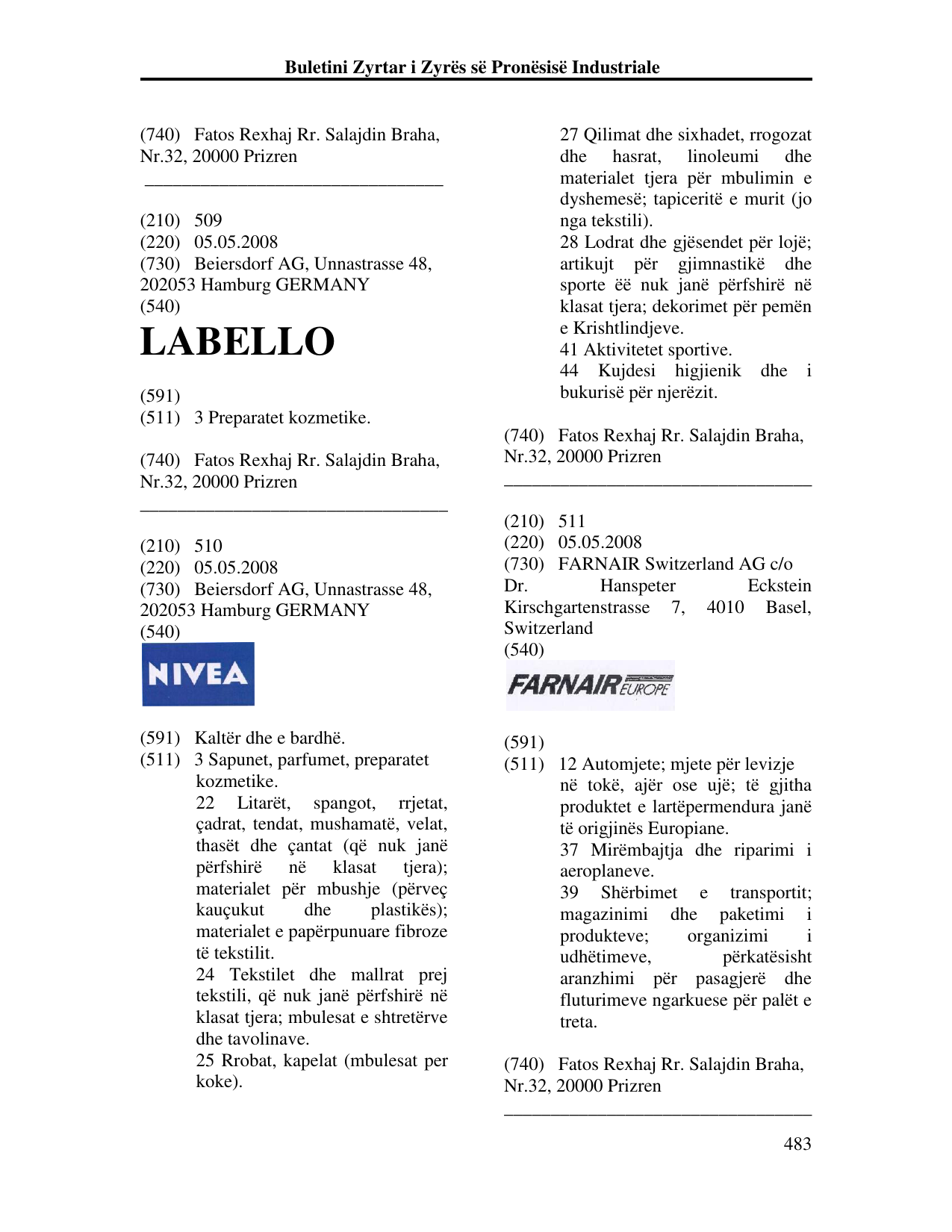 Faqja 483 e buletinit