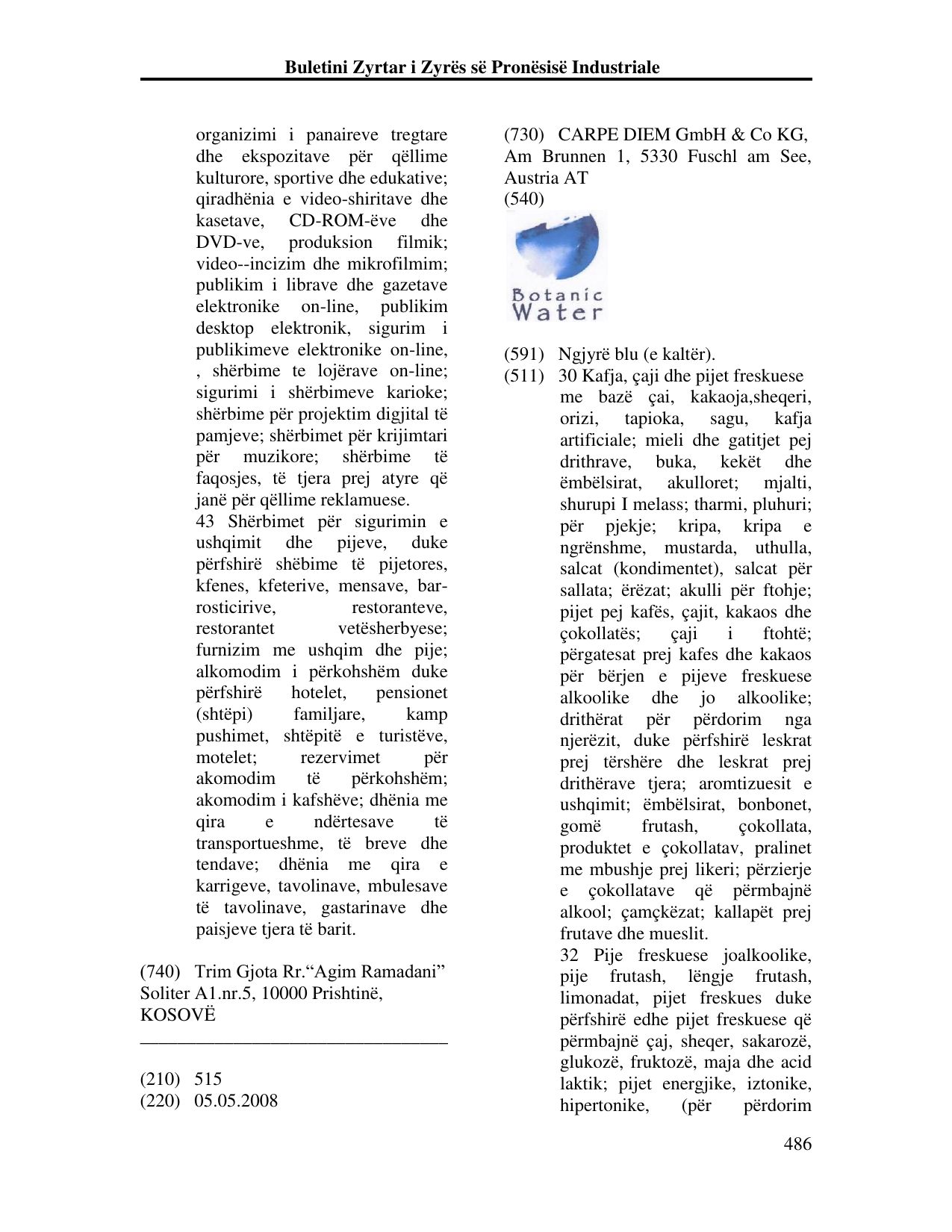 Faqja 486 e buletinit