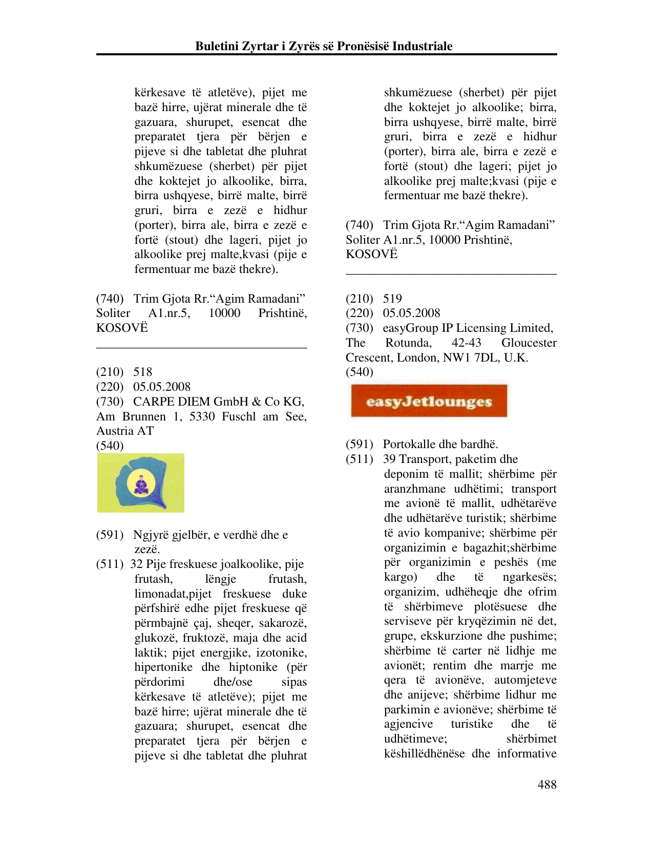 Faqja 488 e buletinit