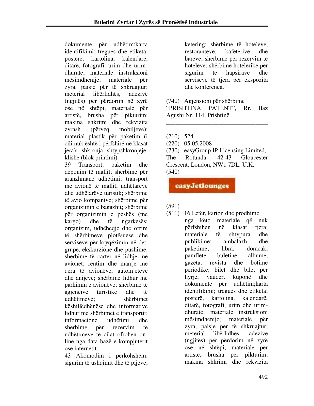 Faqja 492 e buletinit