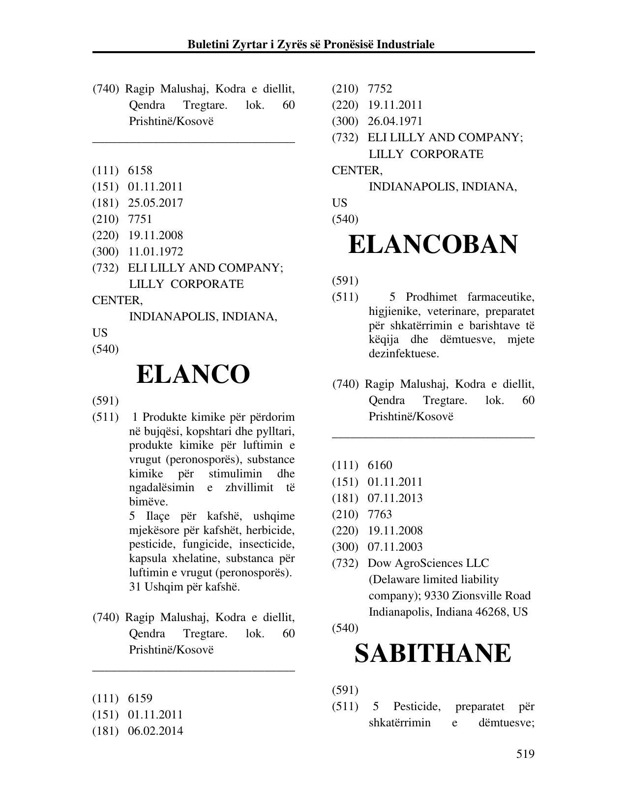 Faqja 519 e buletinit