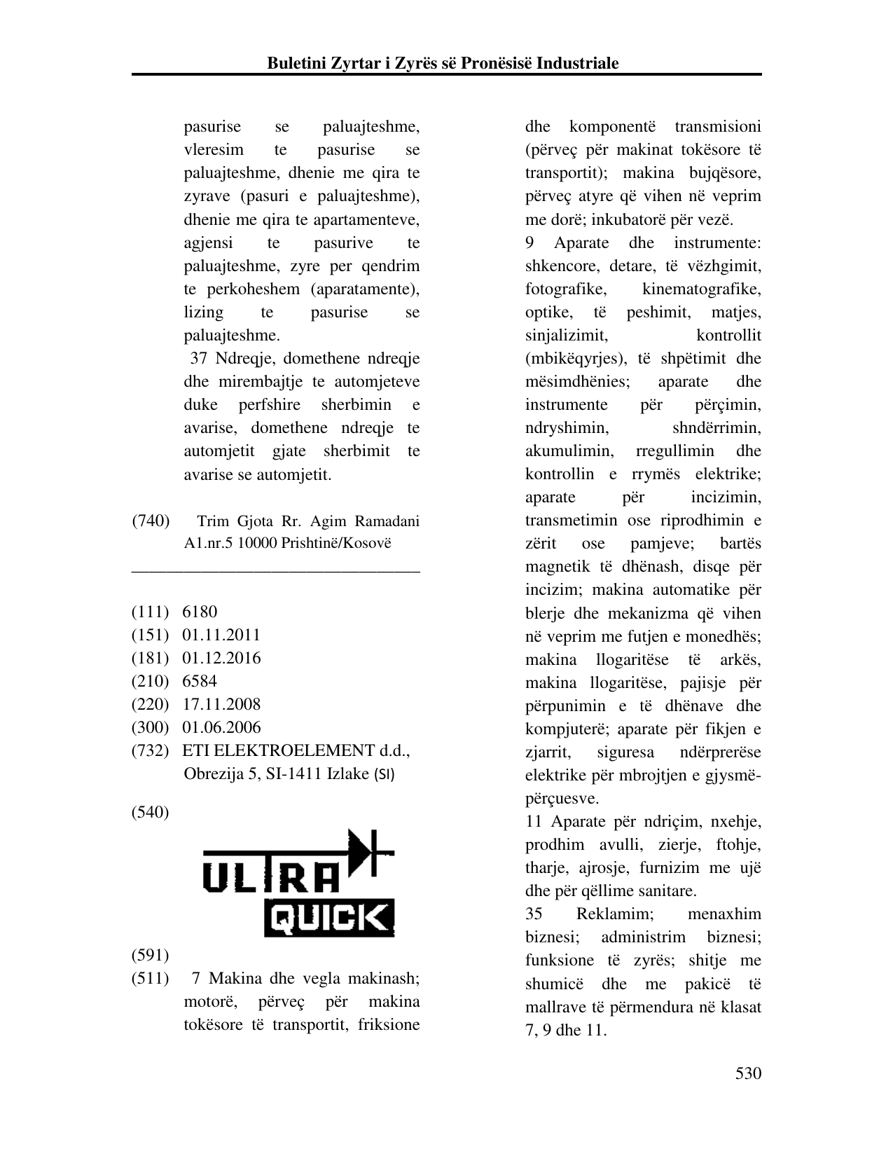 Faqja 530 e buletinit