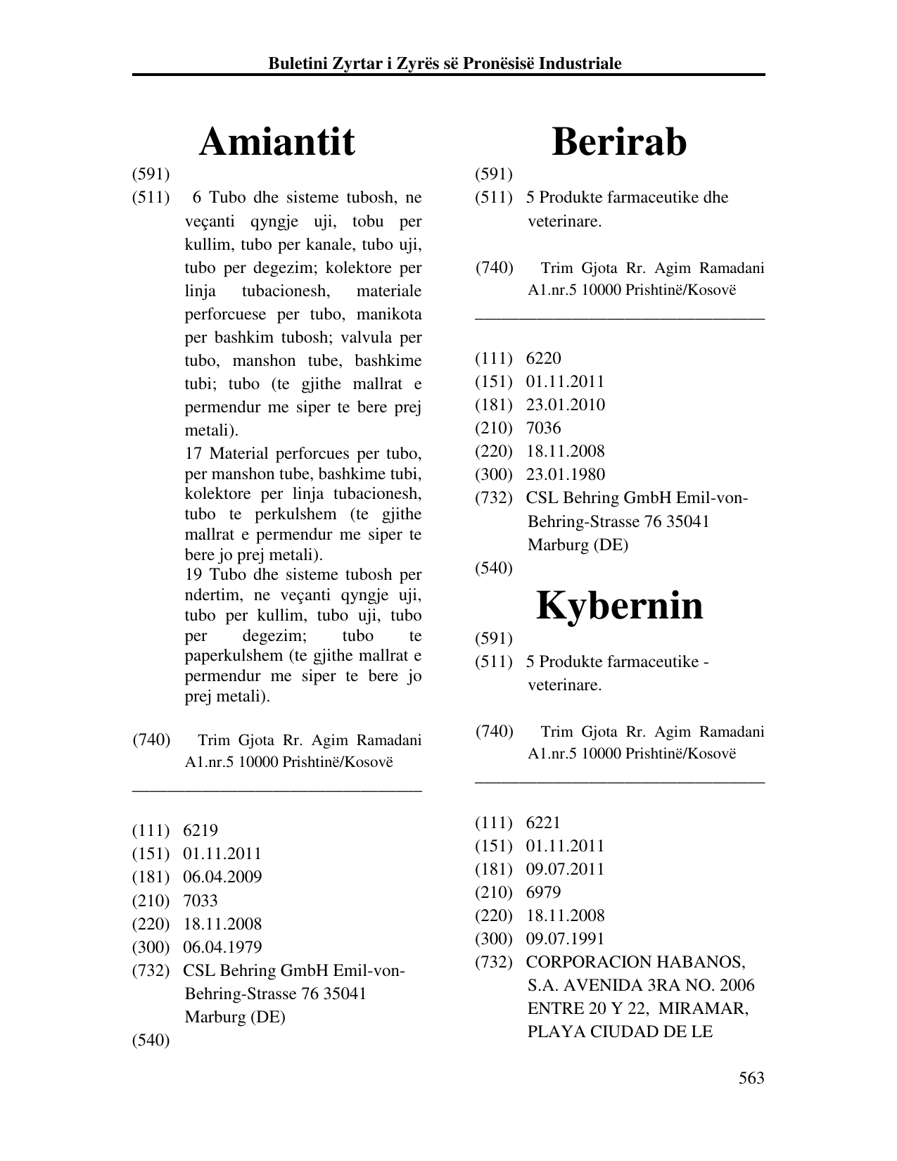 Faqja 563 e buletinit