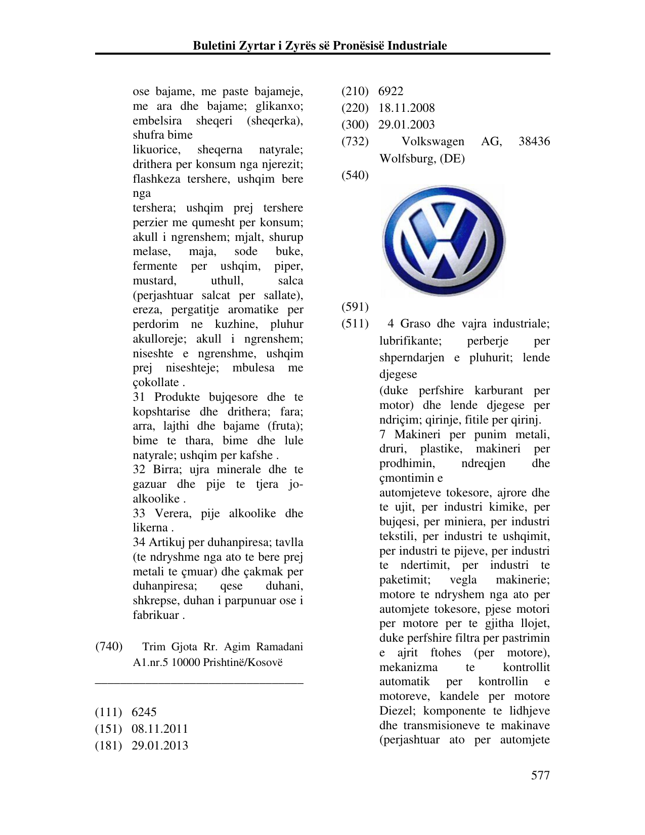Faqja 577 e buletinit