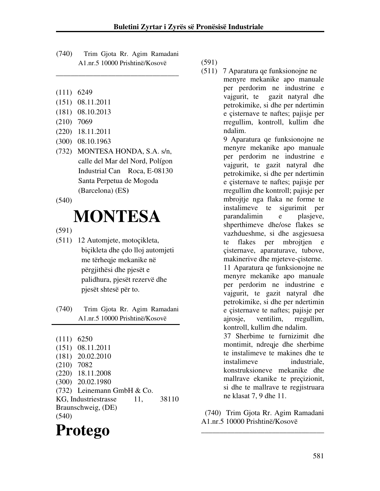Faqja 581 e buletinit