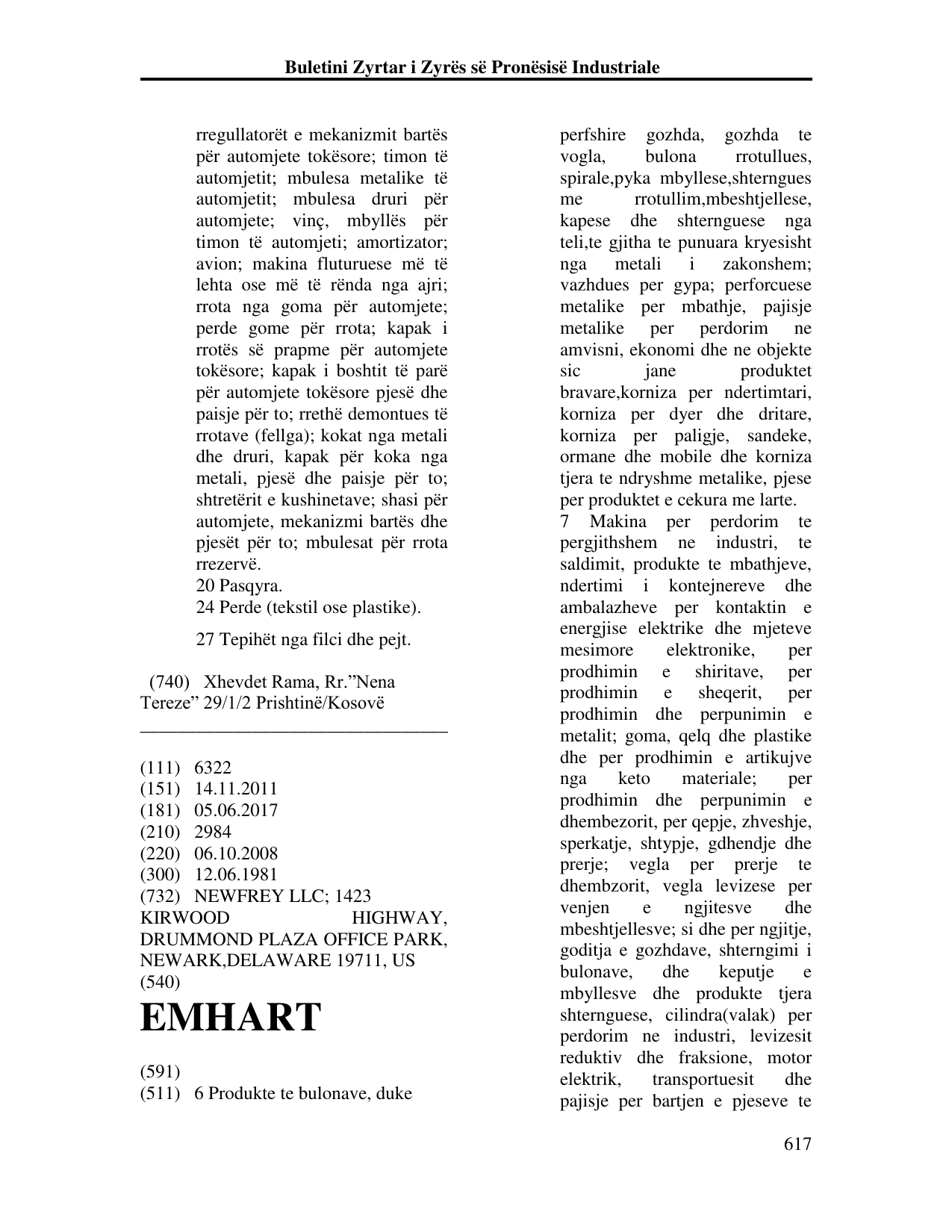 Faqja 617 e buletinit