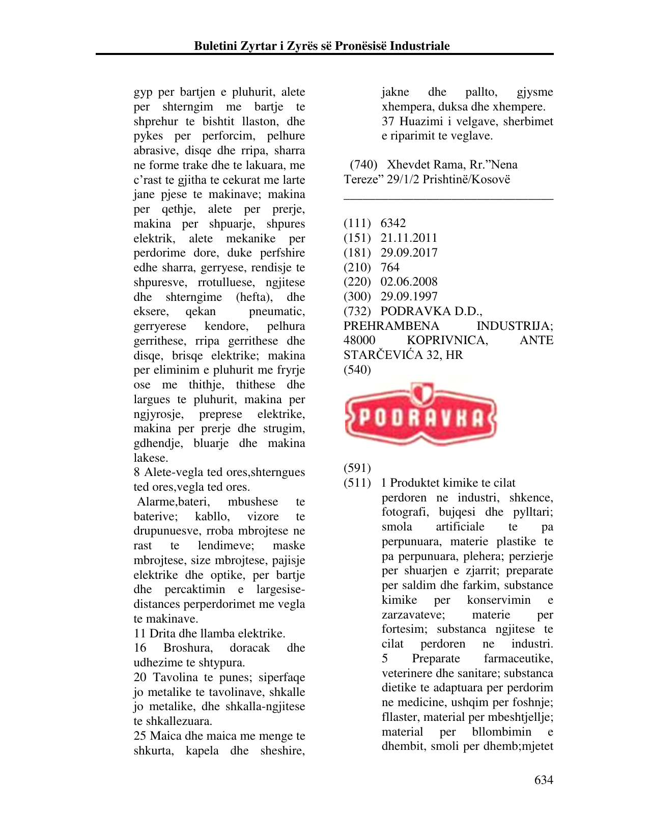 Faqja 634 e buletinit