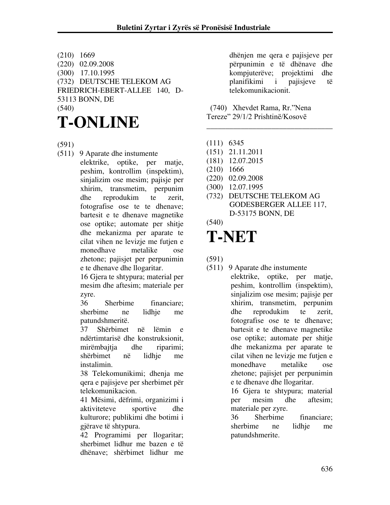 Faqja 636 e buletinit