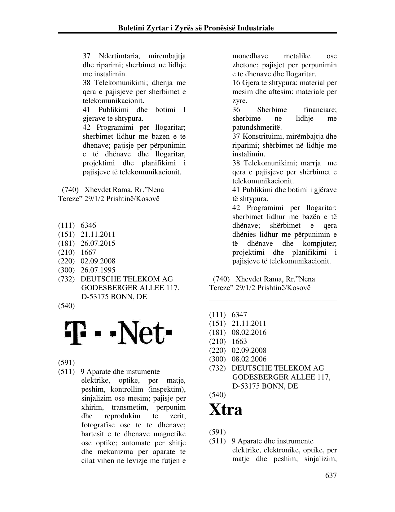 Faqja 637 e buletinit
