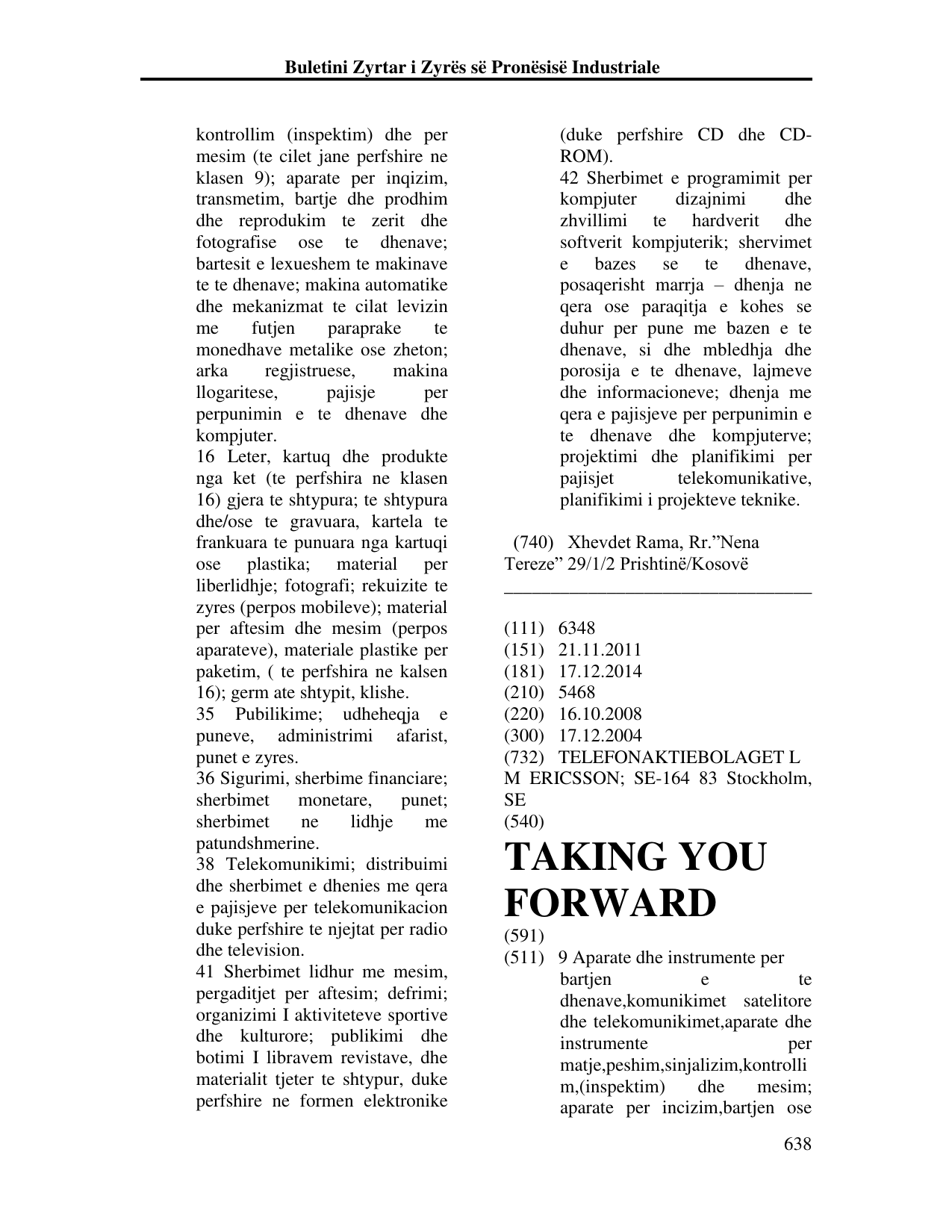 Faqja 638 e buletinit