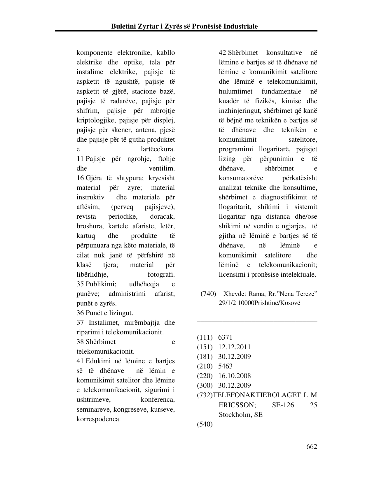 Faqja 662 e buletinit