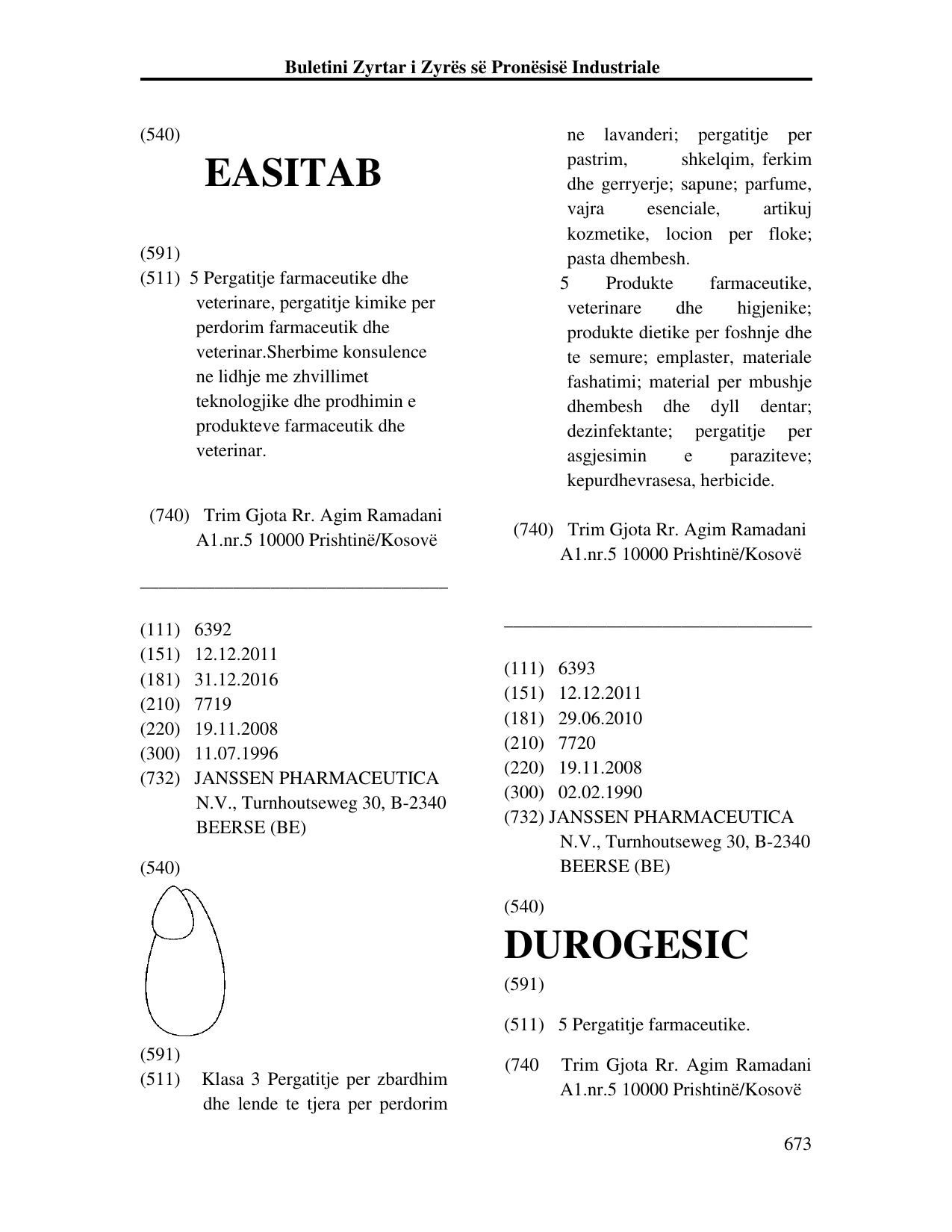 Faqja 673 e buletinit