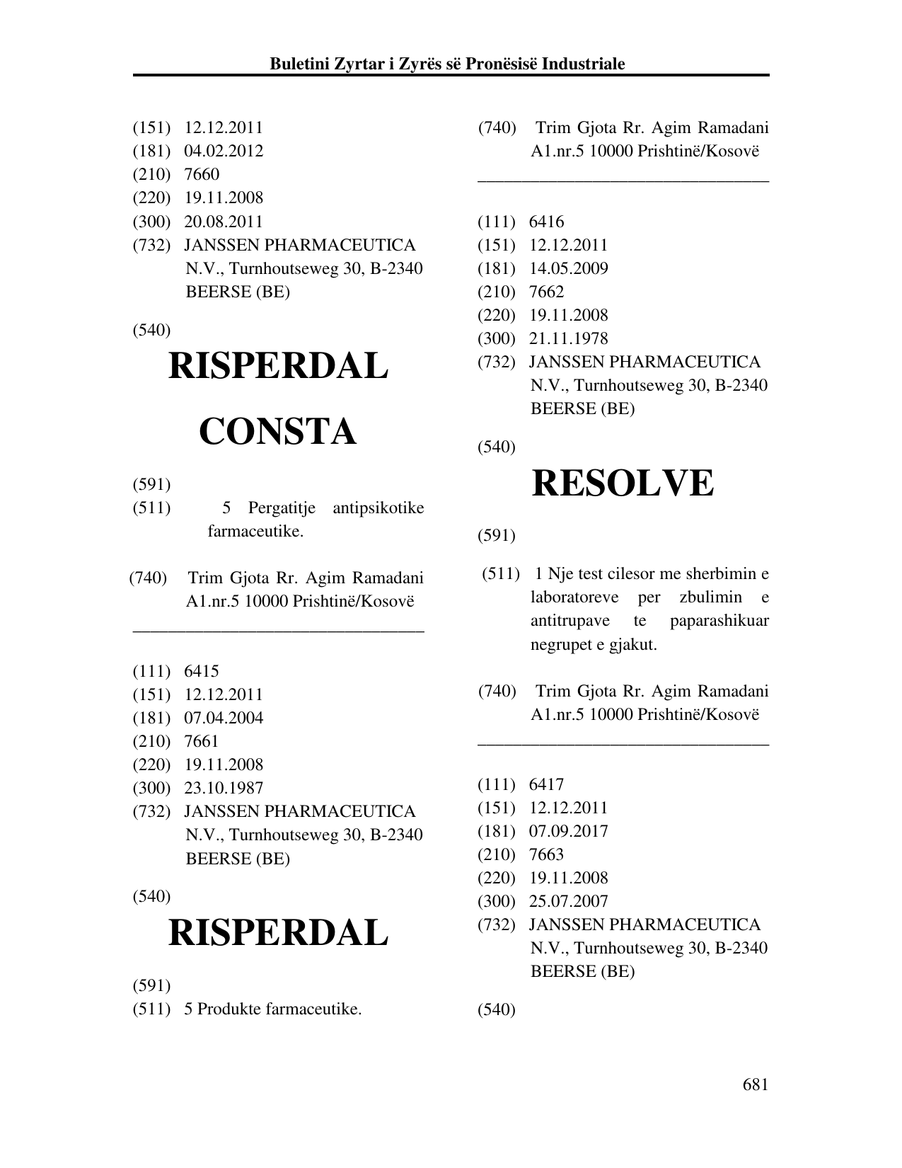Faqja 681 e buletinit
