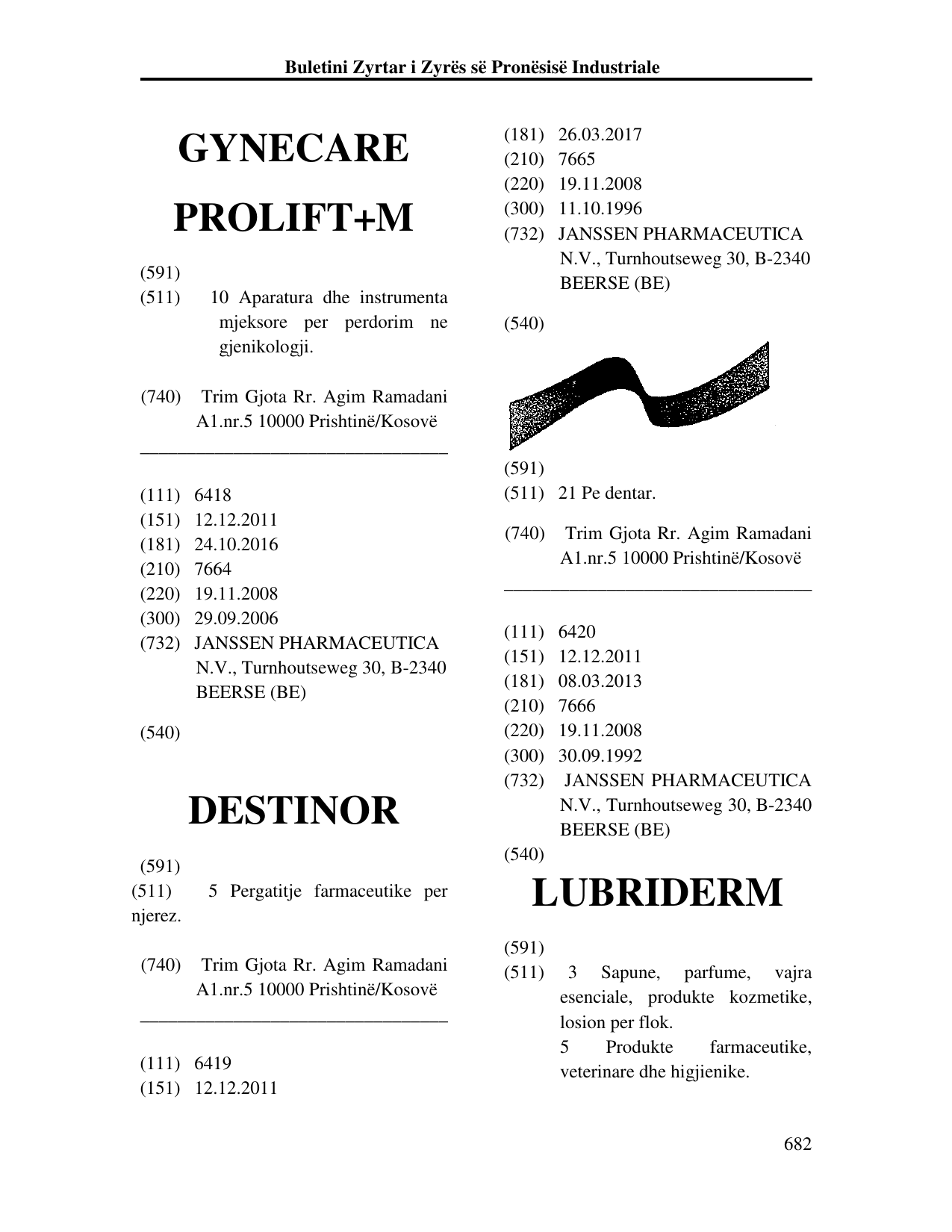 Faqja 682 e buletinit