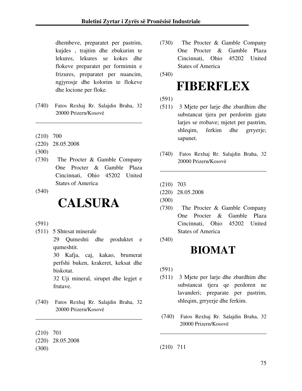 Faqja 75 e buletinit