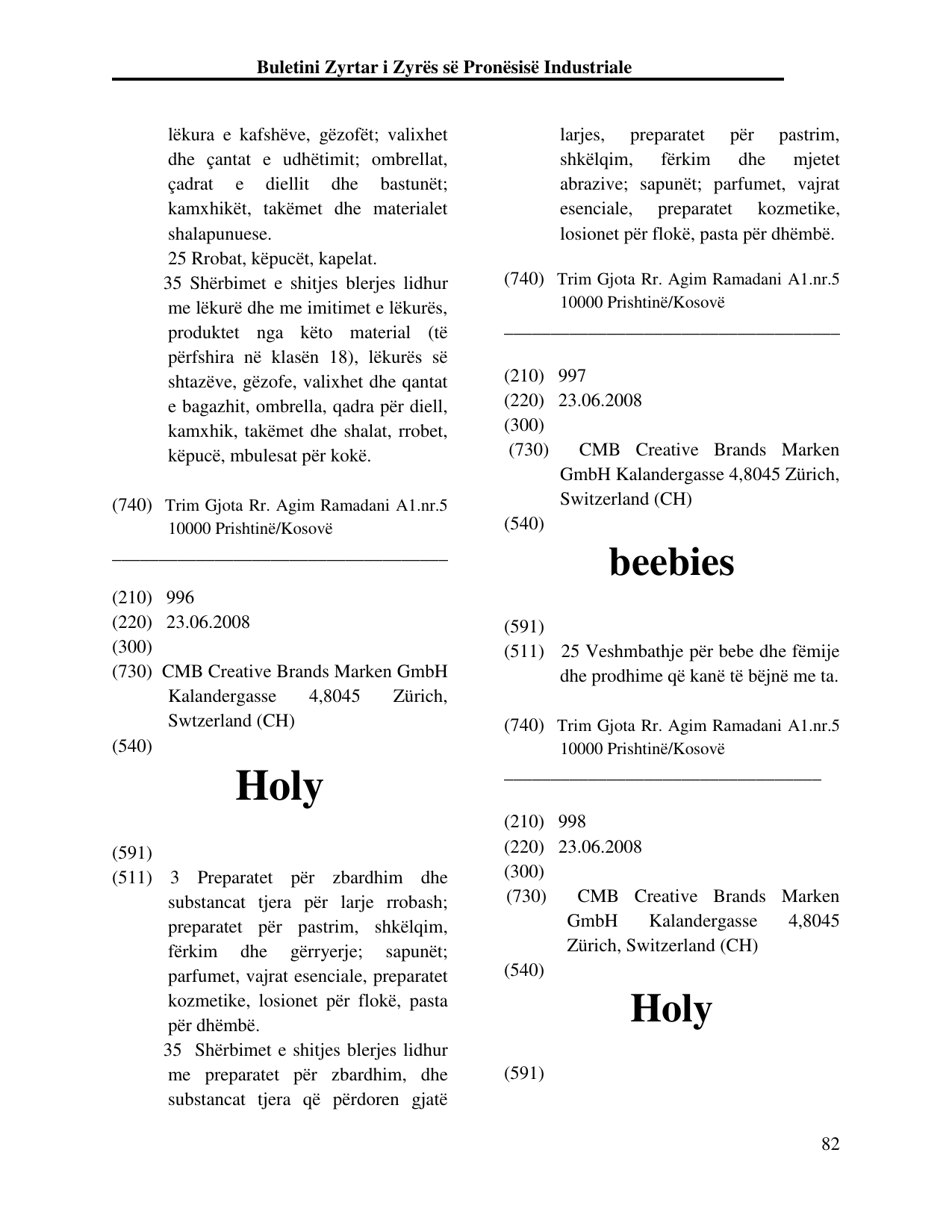 Faqja 82 e buletinit