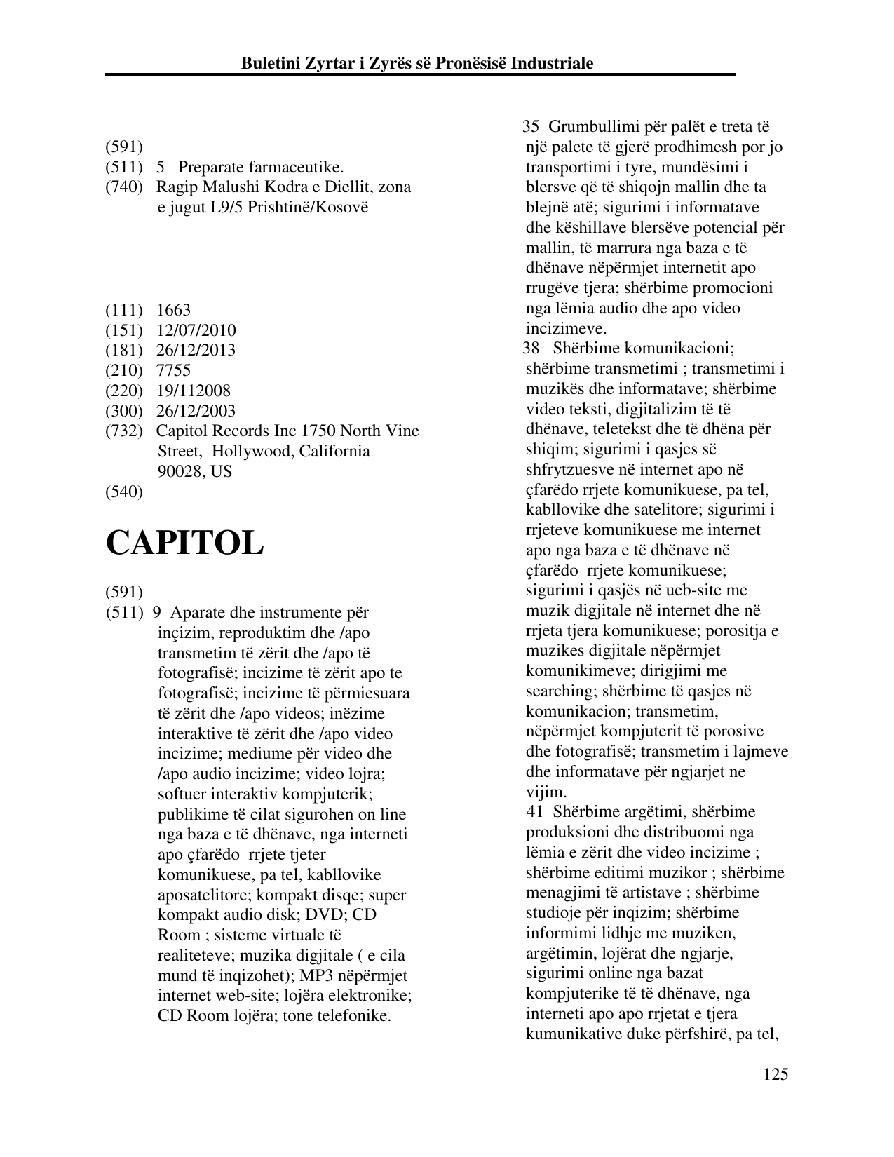 Faqja 134 e buletinit