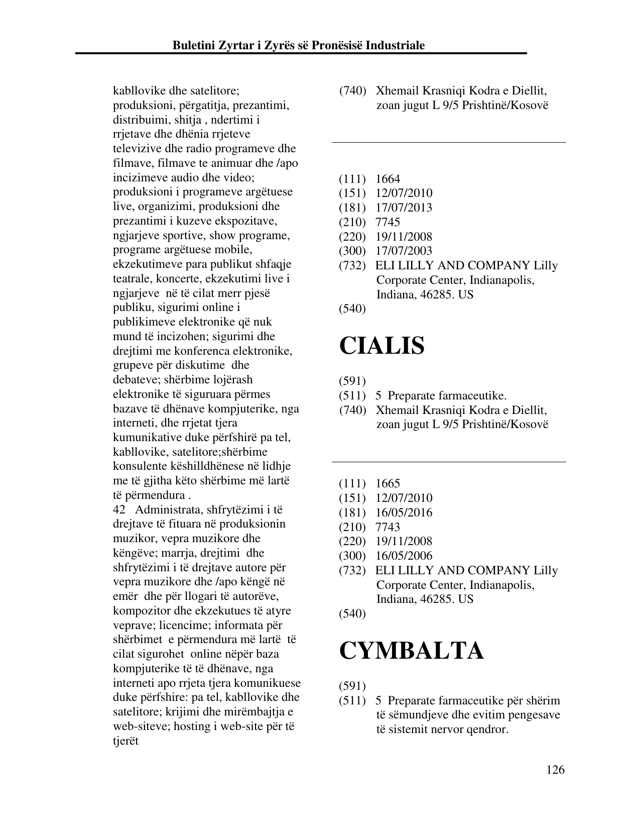 Faqja 135 e buletinit
