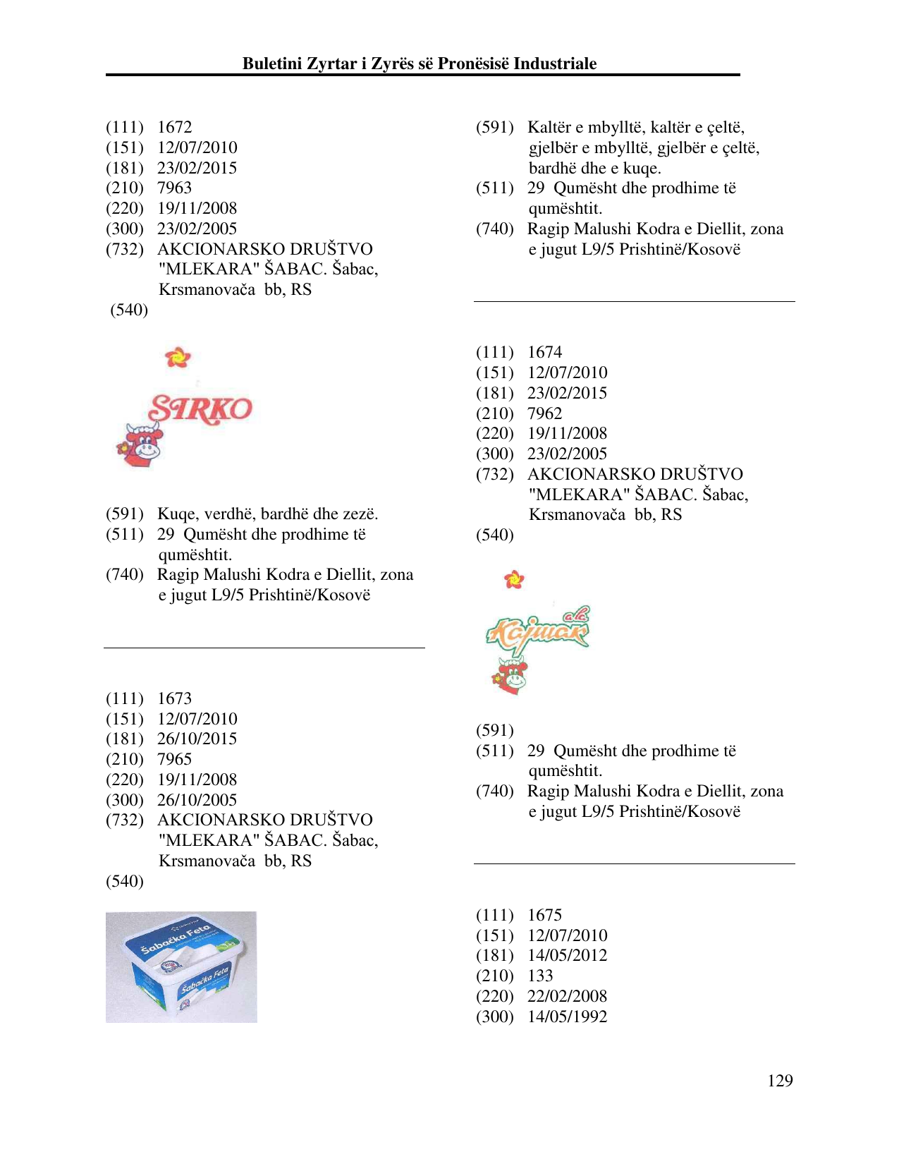 Faqja 138 e buletinit