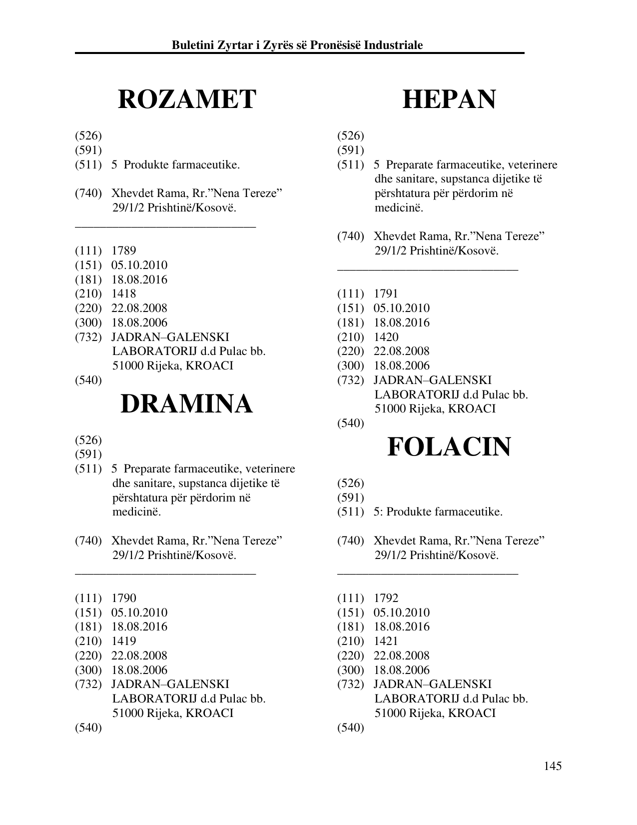 Faqja 154 e buletinit