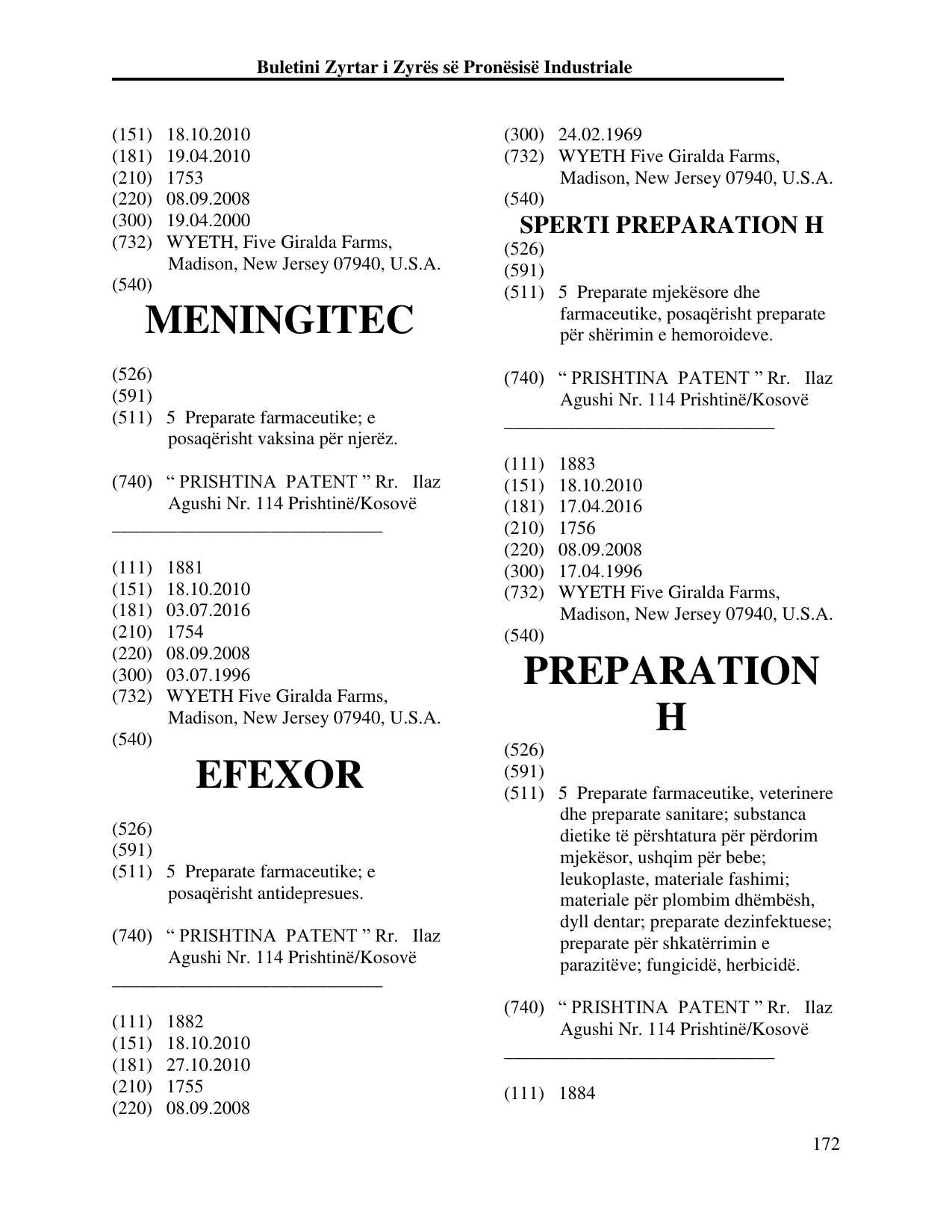 Faqja 181 e buletinit