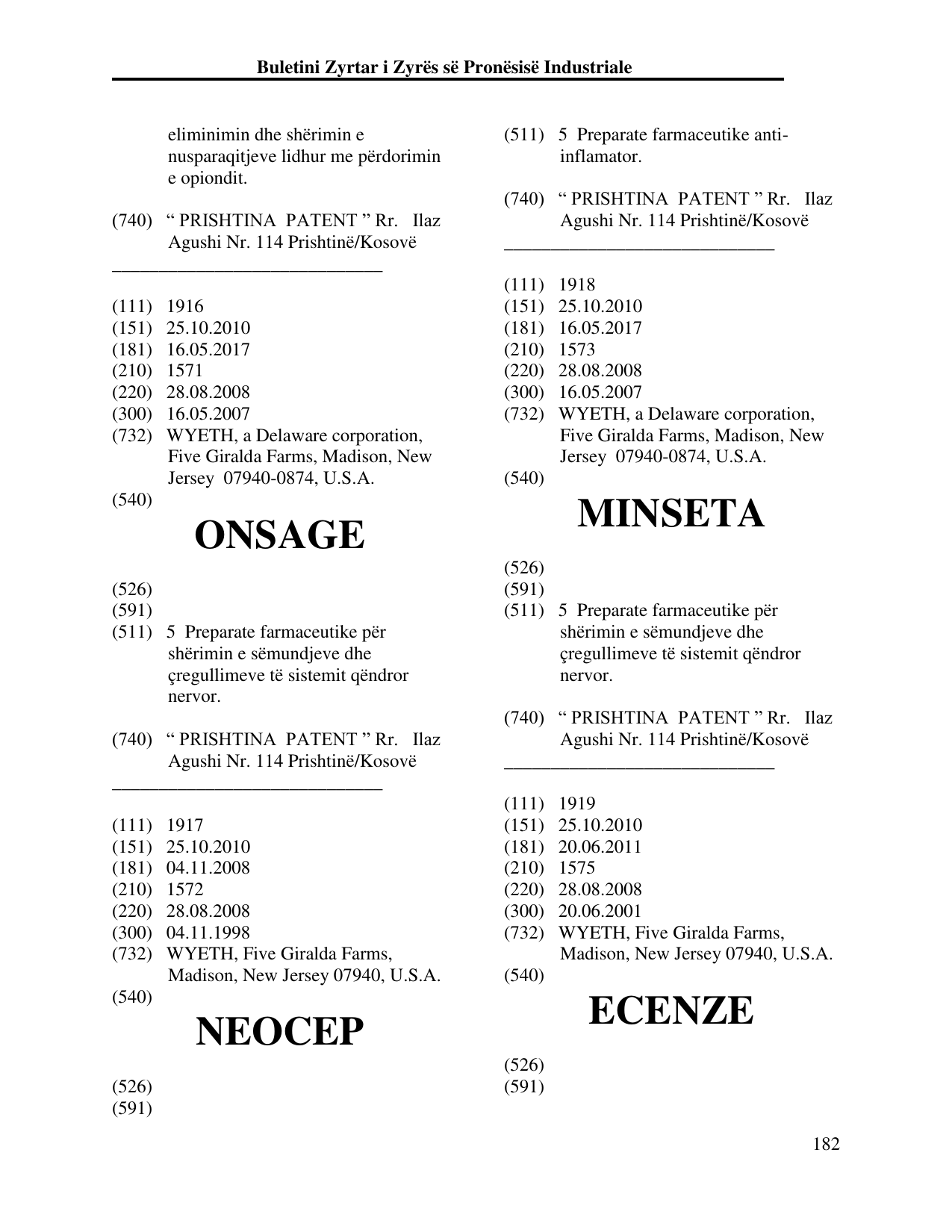 Faqja 191 e buletinit