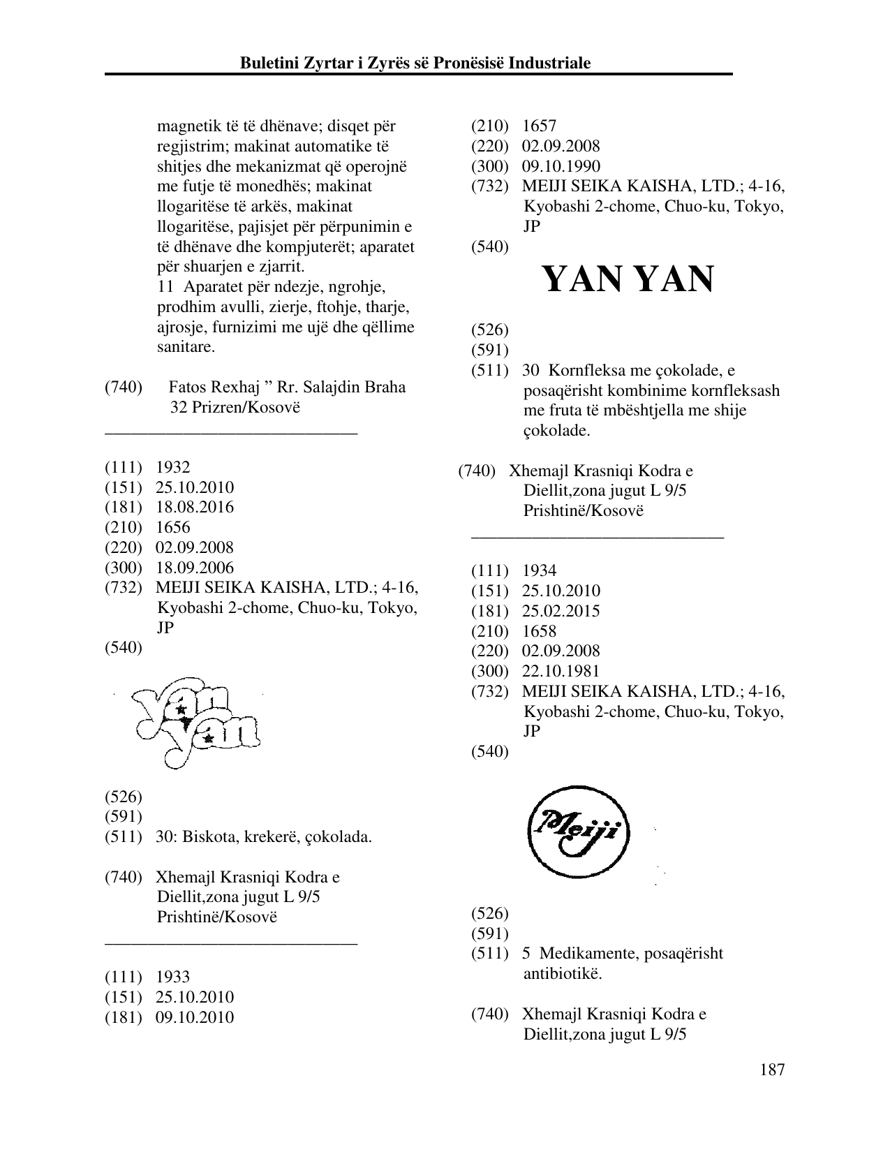 Faqja 196 e buletinit