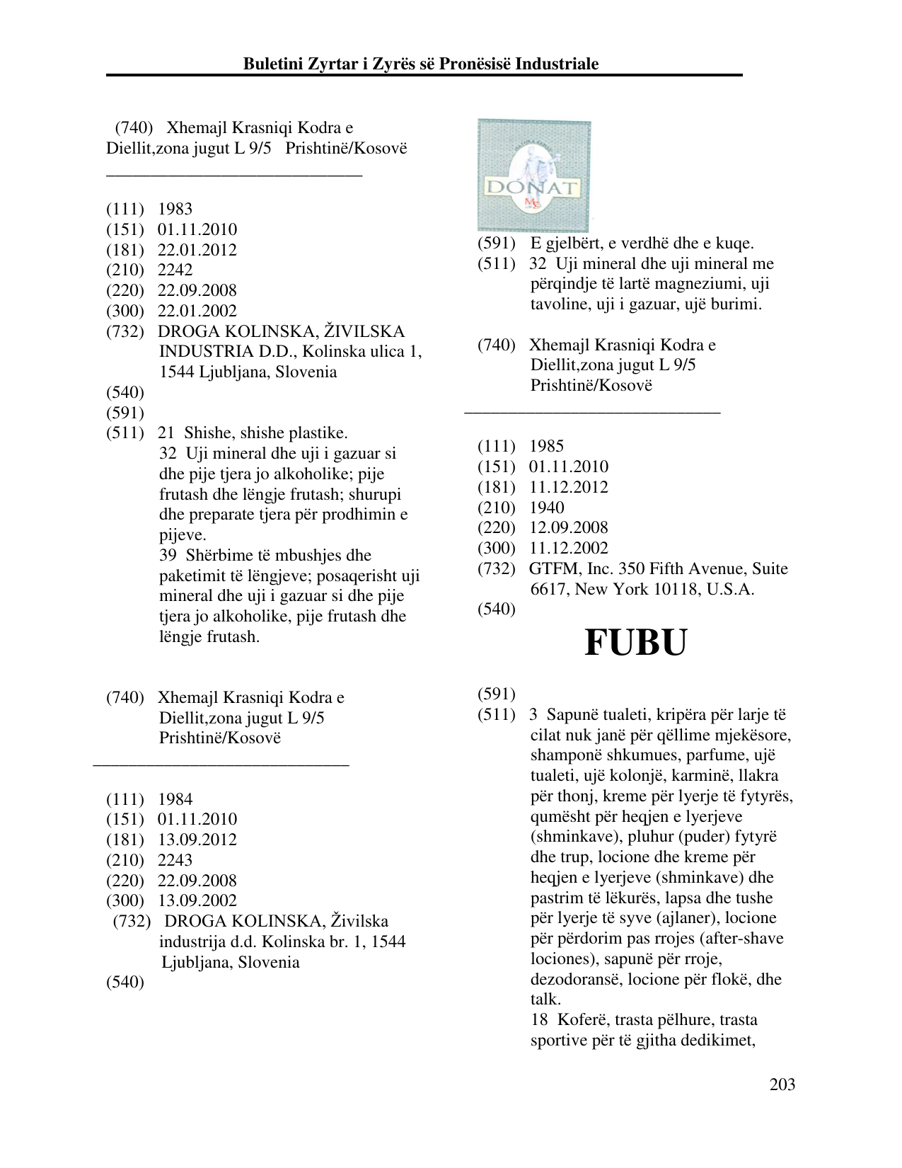 Faqja 212 e buletinit