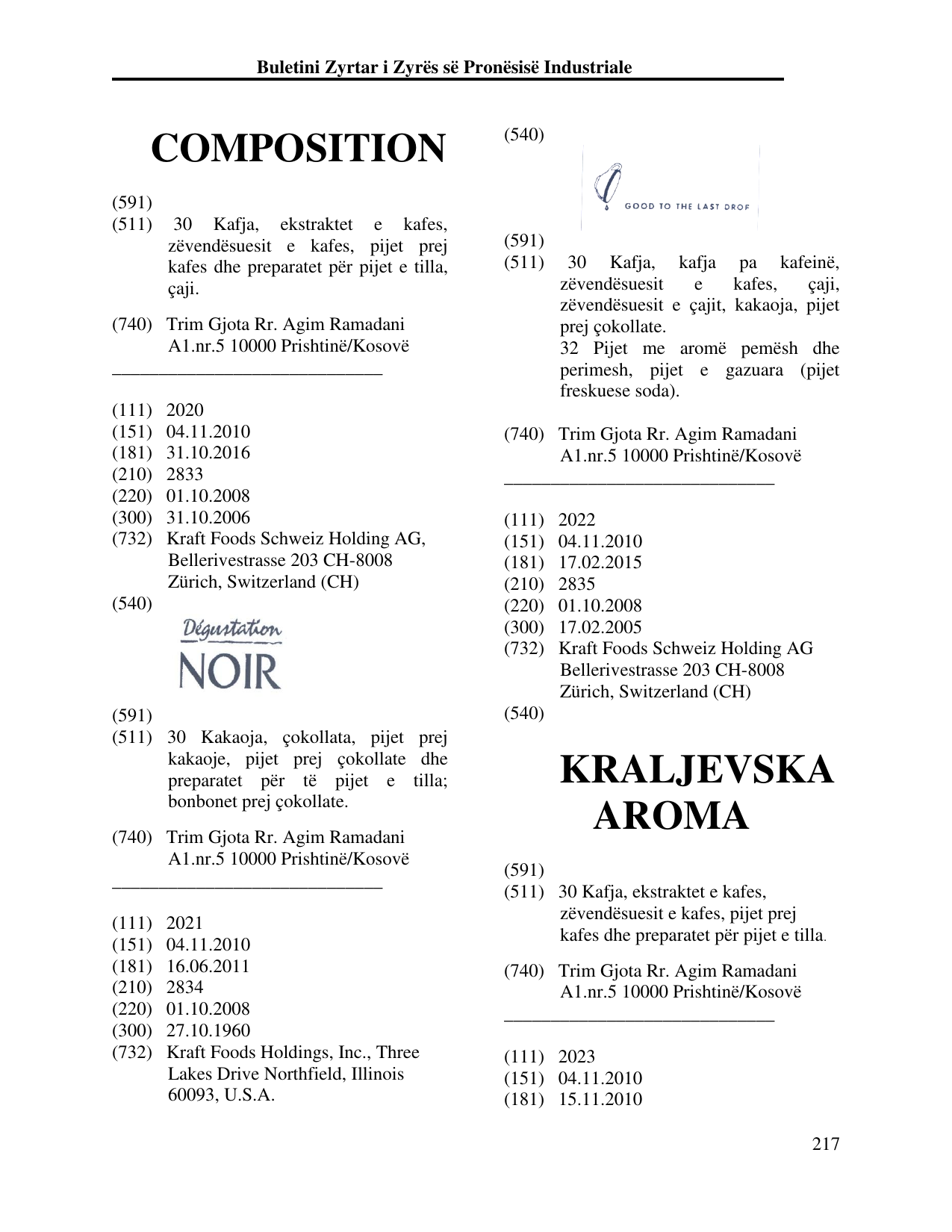 Faqja 226 e buletinit