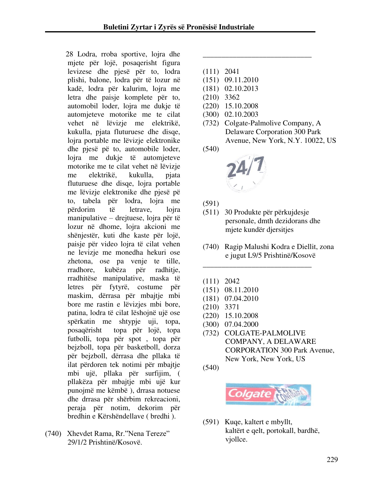 Faqja 238 e buletinit