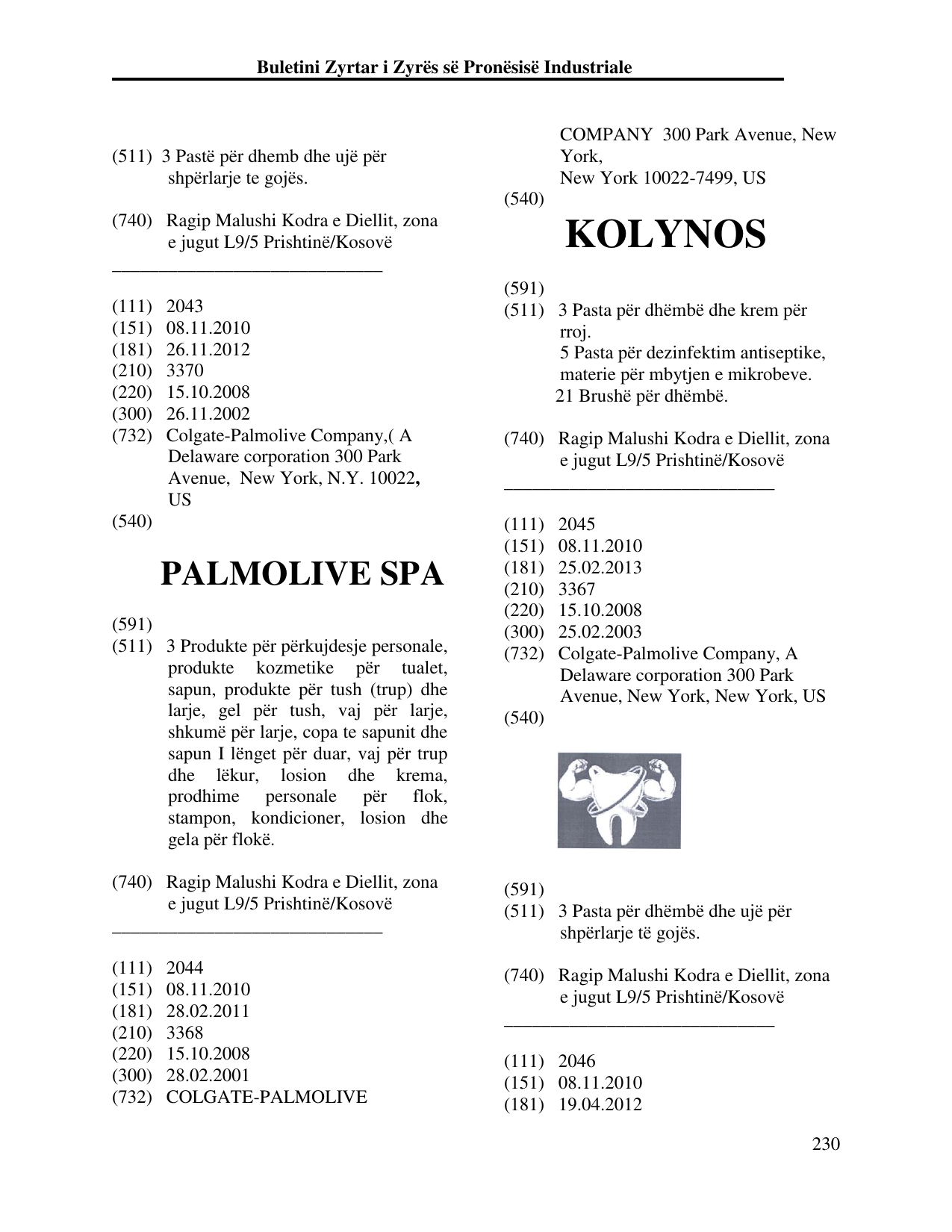 Faqja 239 e buletinit