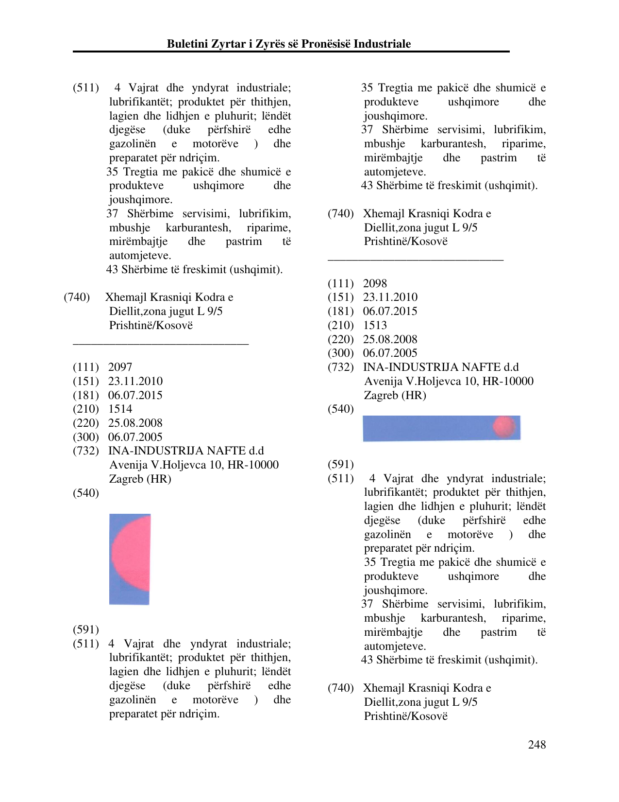 Faqja 257 e buletinit