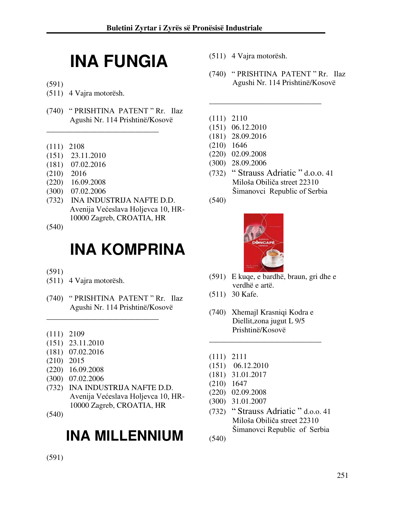 Faqja 260 e buletinit