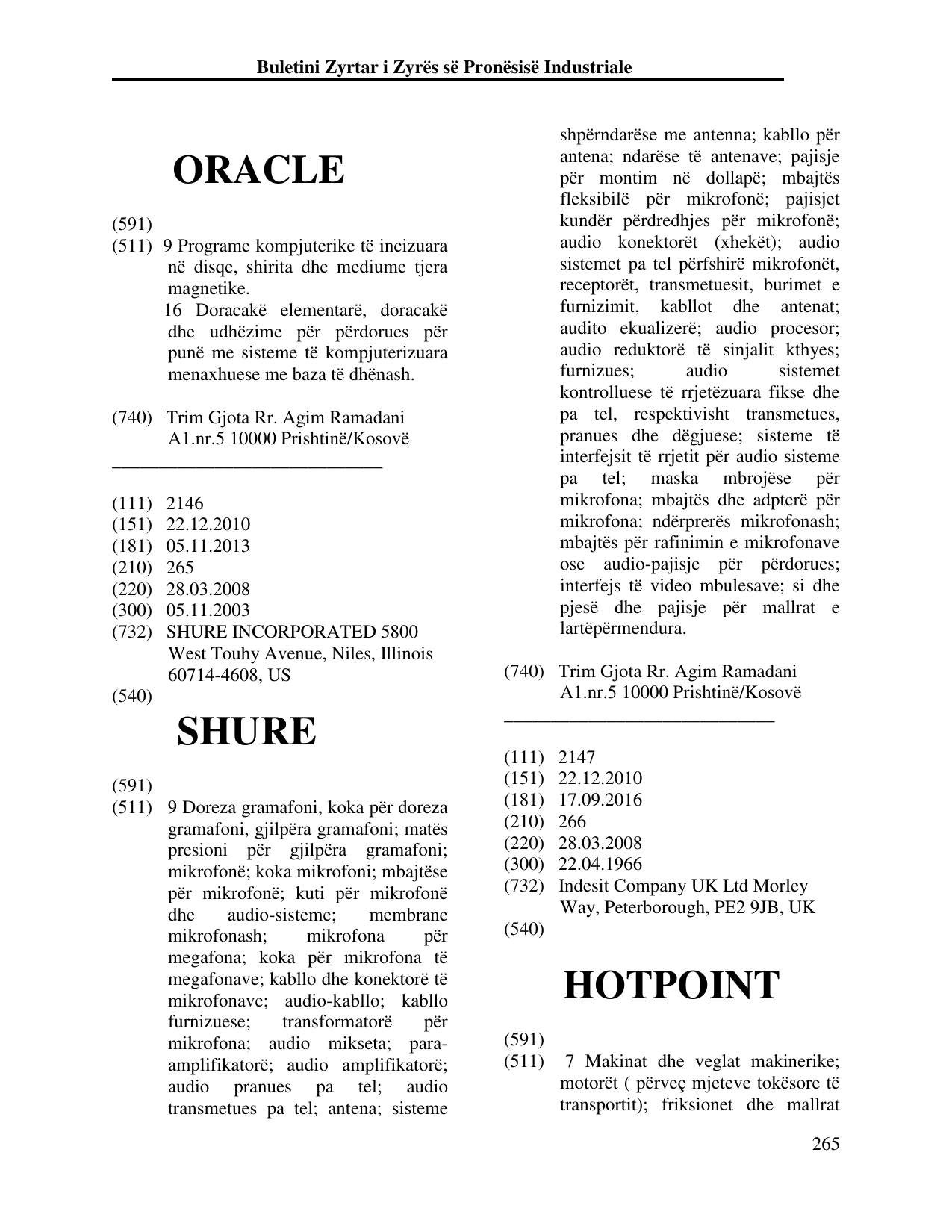 Faqja 274 e buletinit