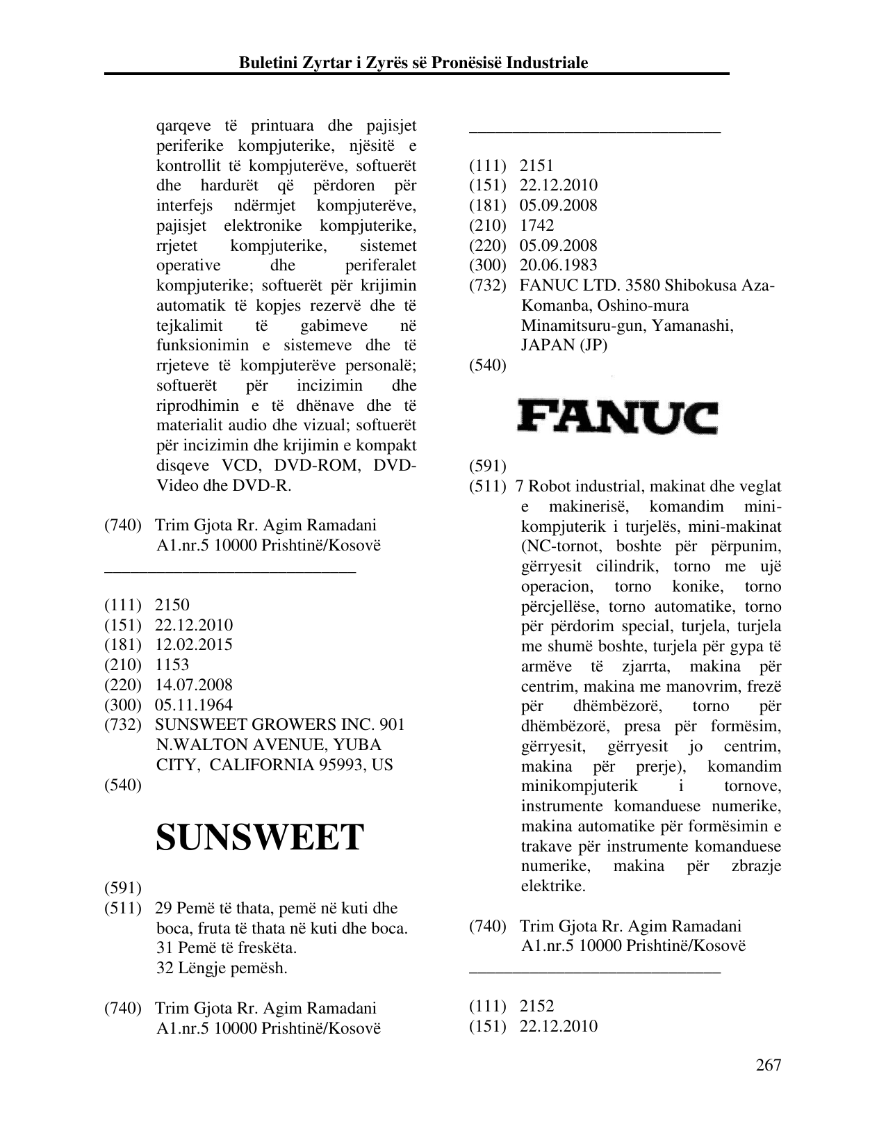 Faqja 276 e buletinit