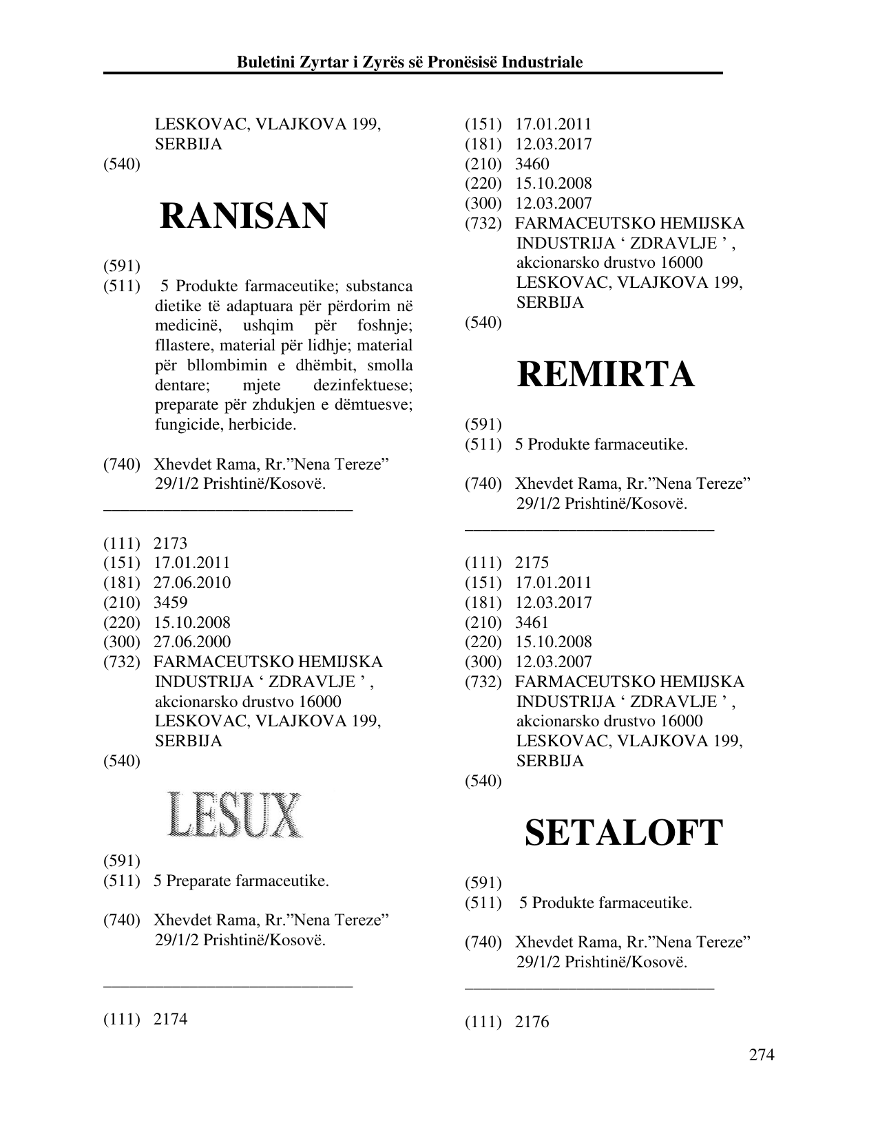 Faqja 283 e buletinit