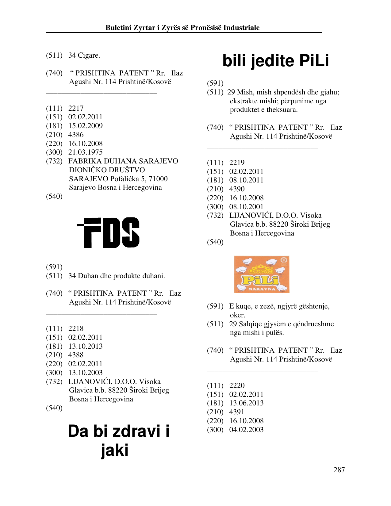 Faqja 296 e buletinit