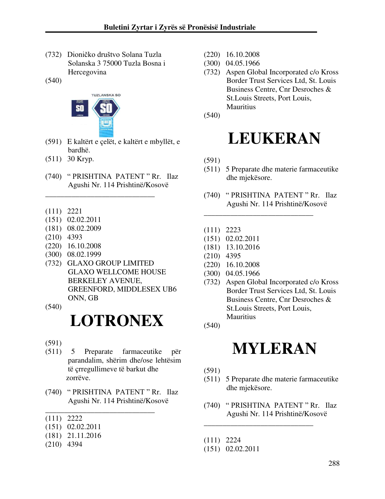 Faqja 297 e buletinit