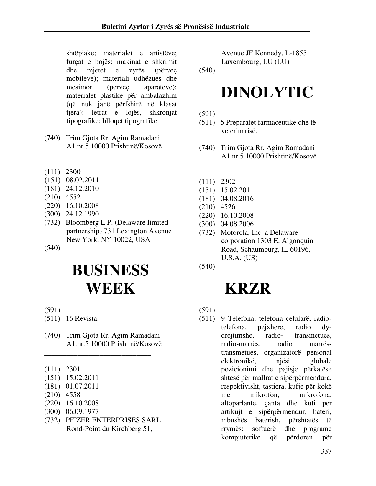 Faqja 346 e buletinit