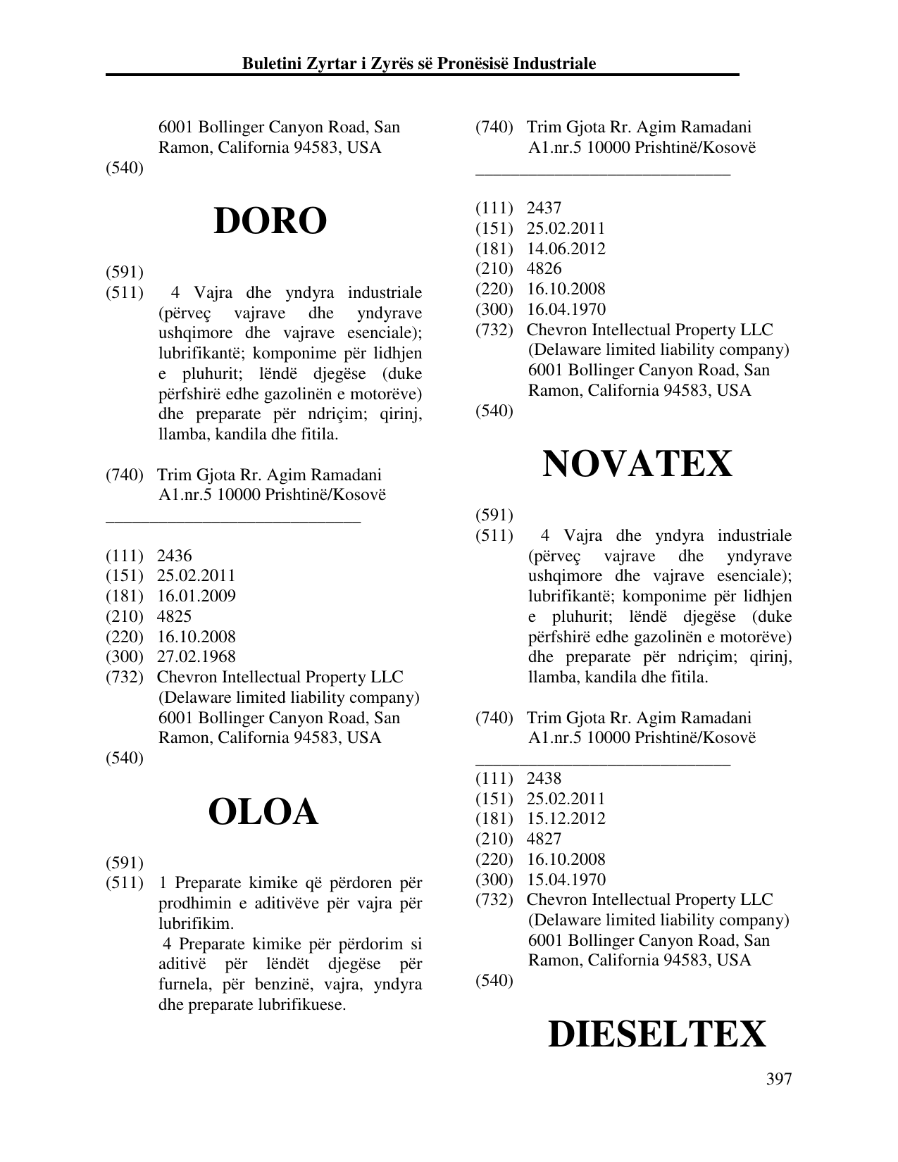 Faqja 406 e buletinit
